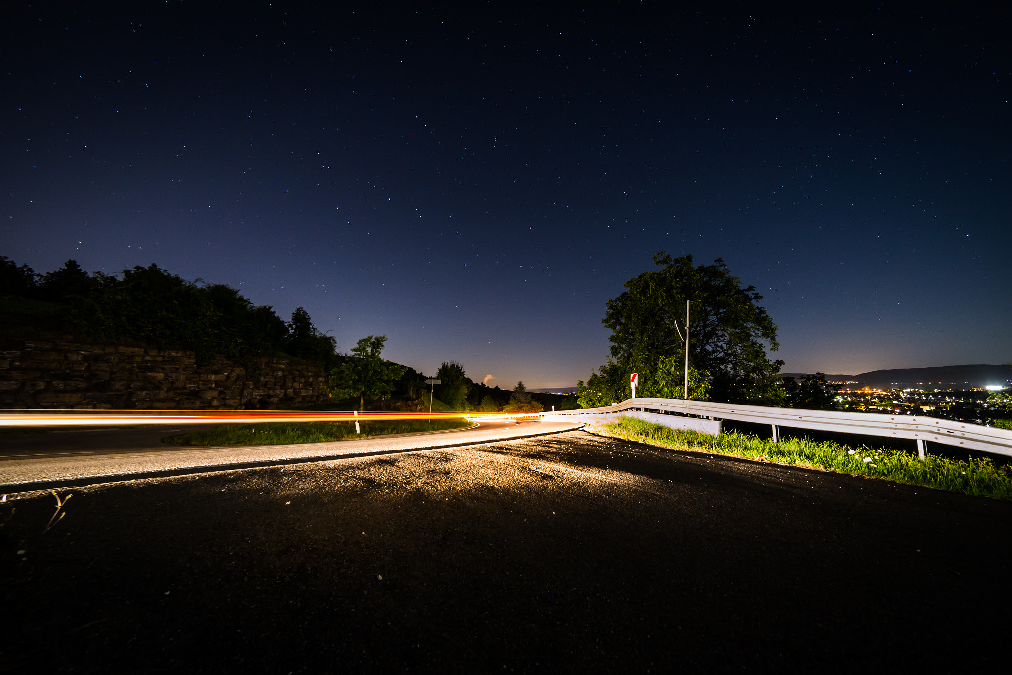 Canon EF 14mm F2.8L II USM sample photo. Night traffic photography