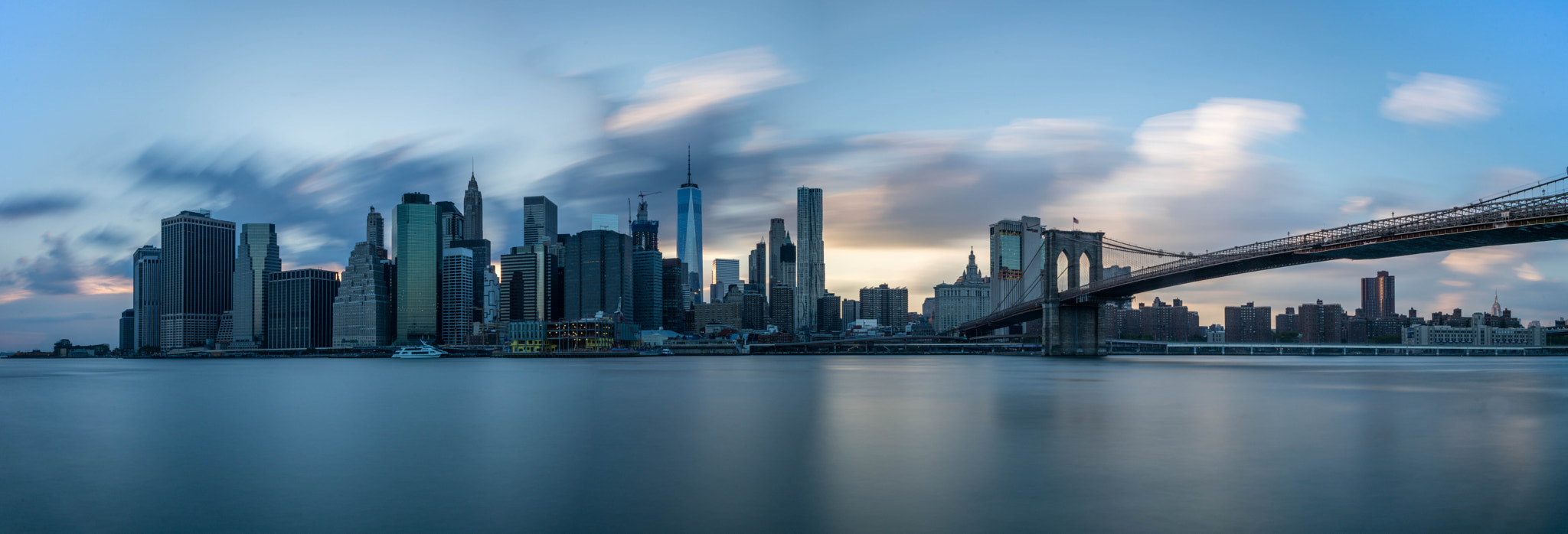 Sigma 24-70mm F2.8 EX DG Macro sample photo. New york and the brooklyn bridge photography