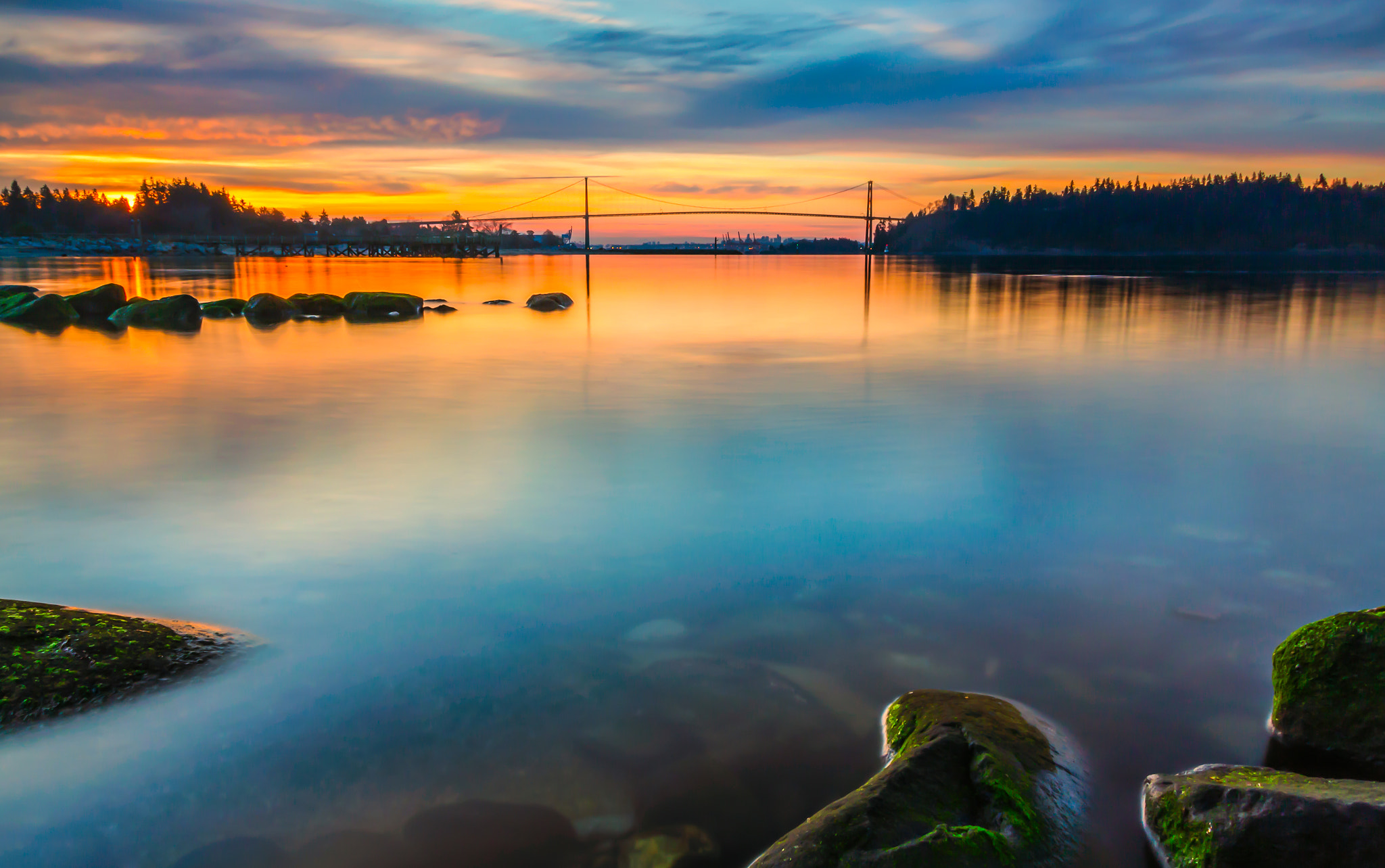 Canon EF-S 17-55mm F2.8 IS USM sample photo. Sunrise in west vancouver  photography