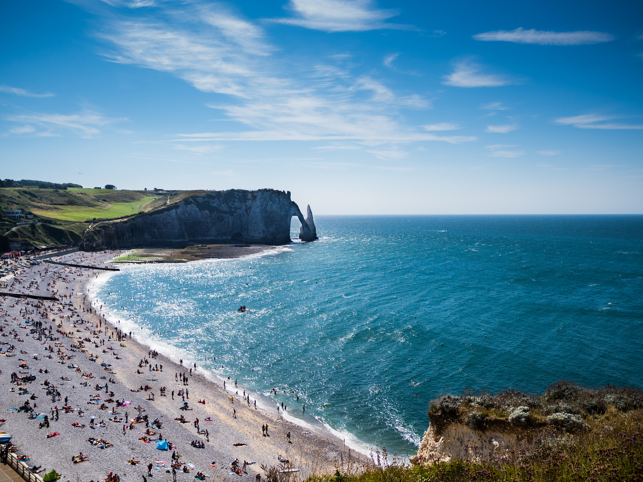 Olympus OM-D E-M5 II + LEICA DG SUMMILUX 15/F1.7 sample photo. Etretat photography