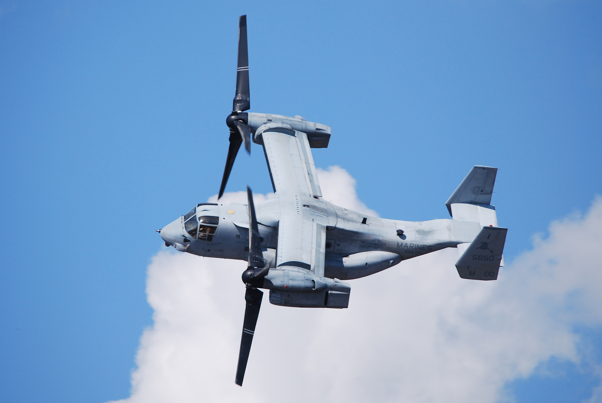 Nikon D60 sample photo. V-22 osprey photography