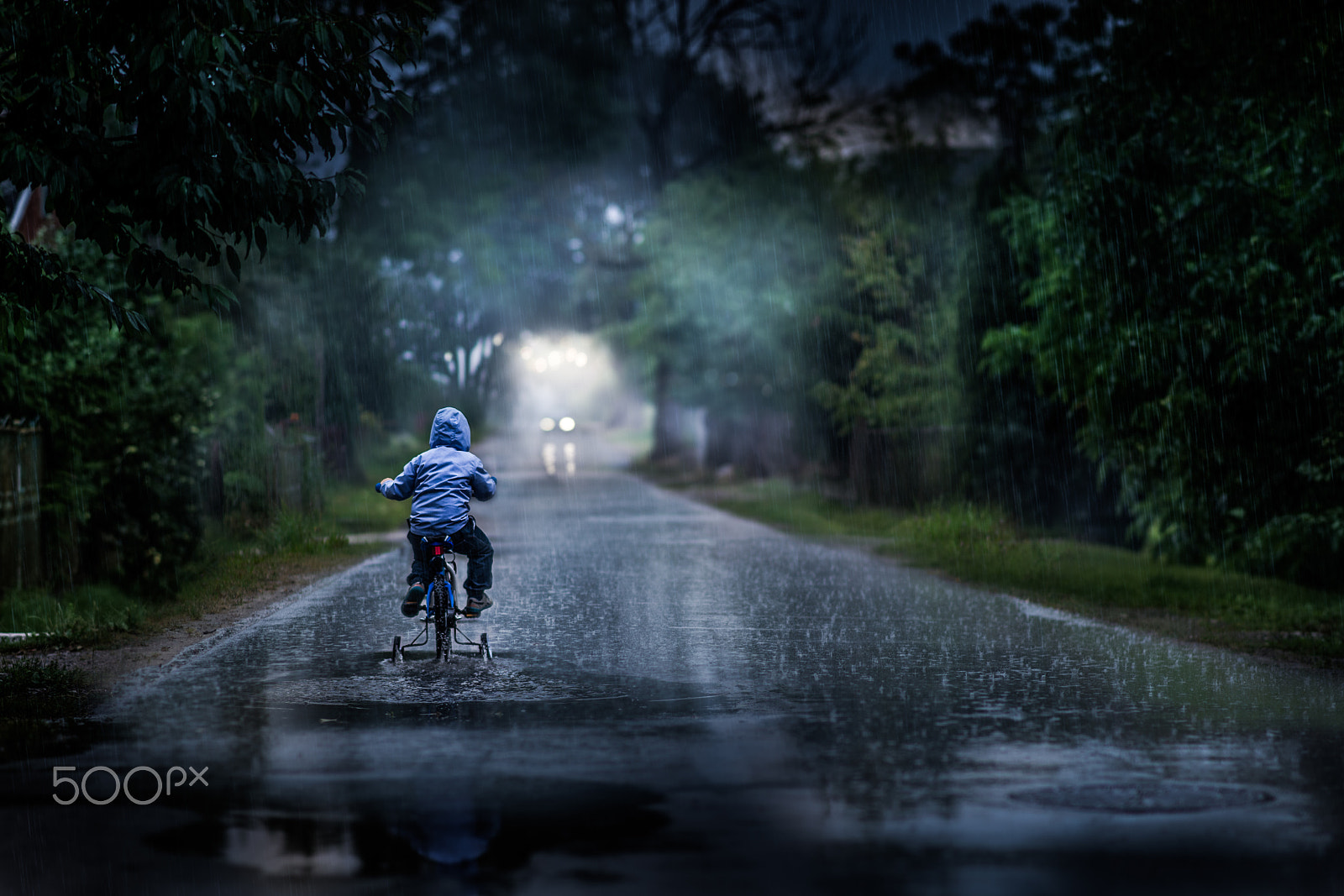 Sony Sonnar T* 135mm F1.8 ZA sample photo. Rain photography