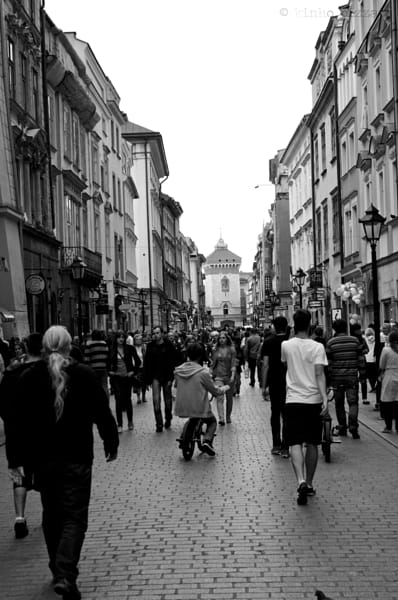 Bustling Kraków