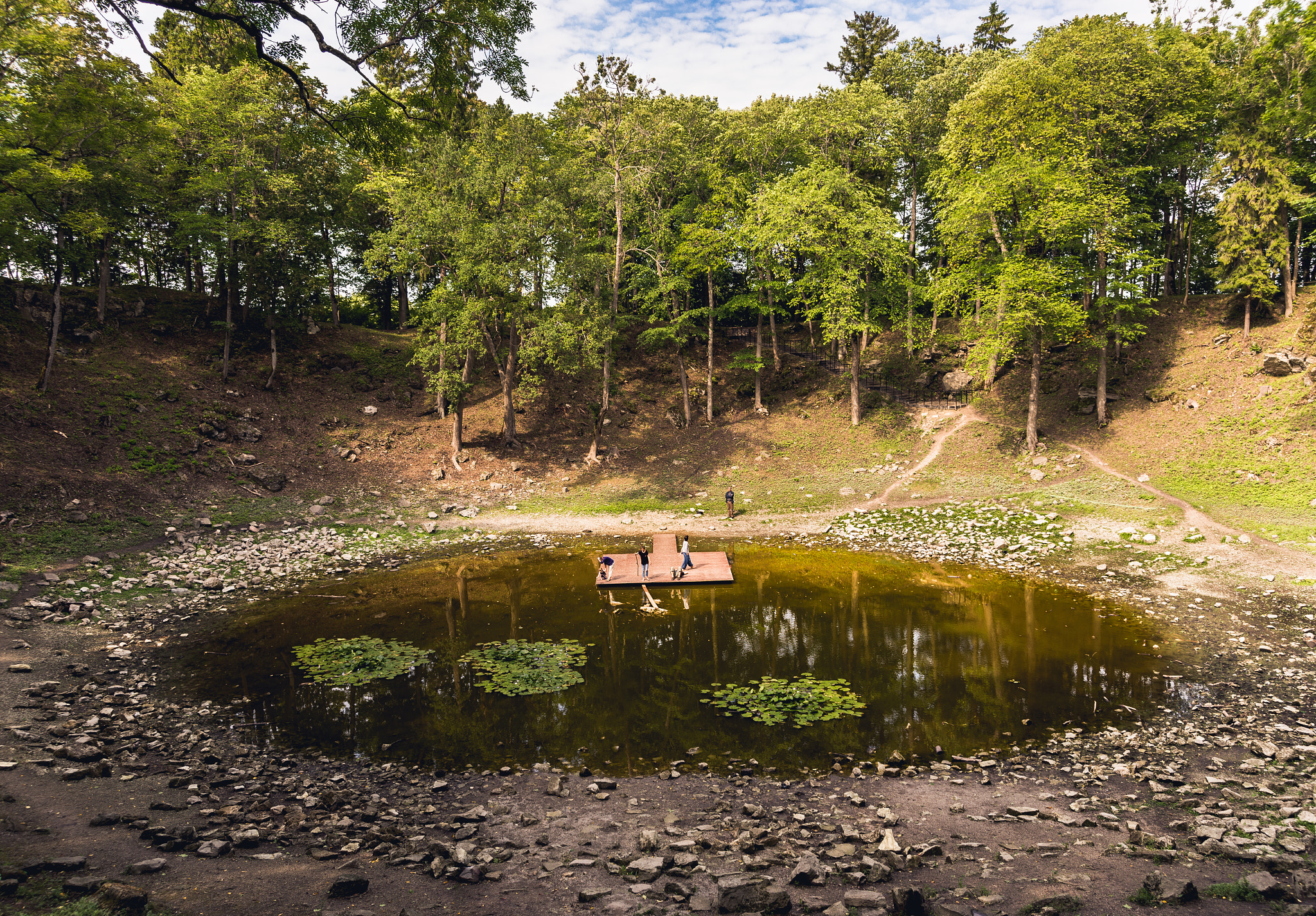 AF Zoom-Nikkor 28-70mm f/3.5-4.5D sample photo. Kaali meteorite crater photography