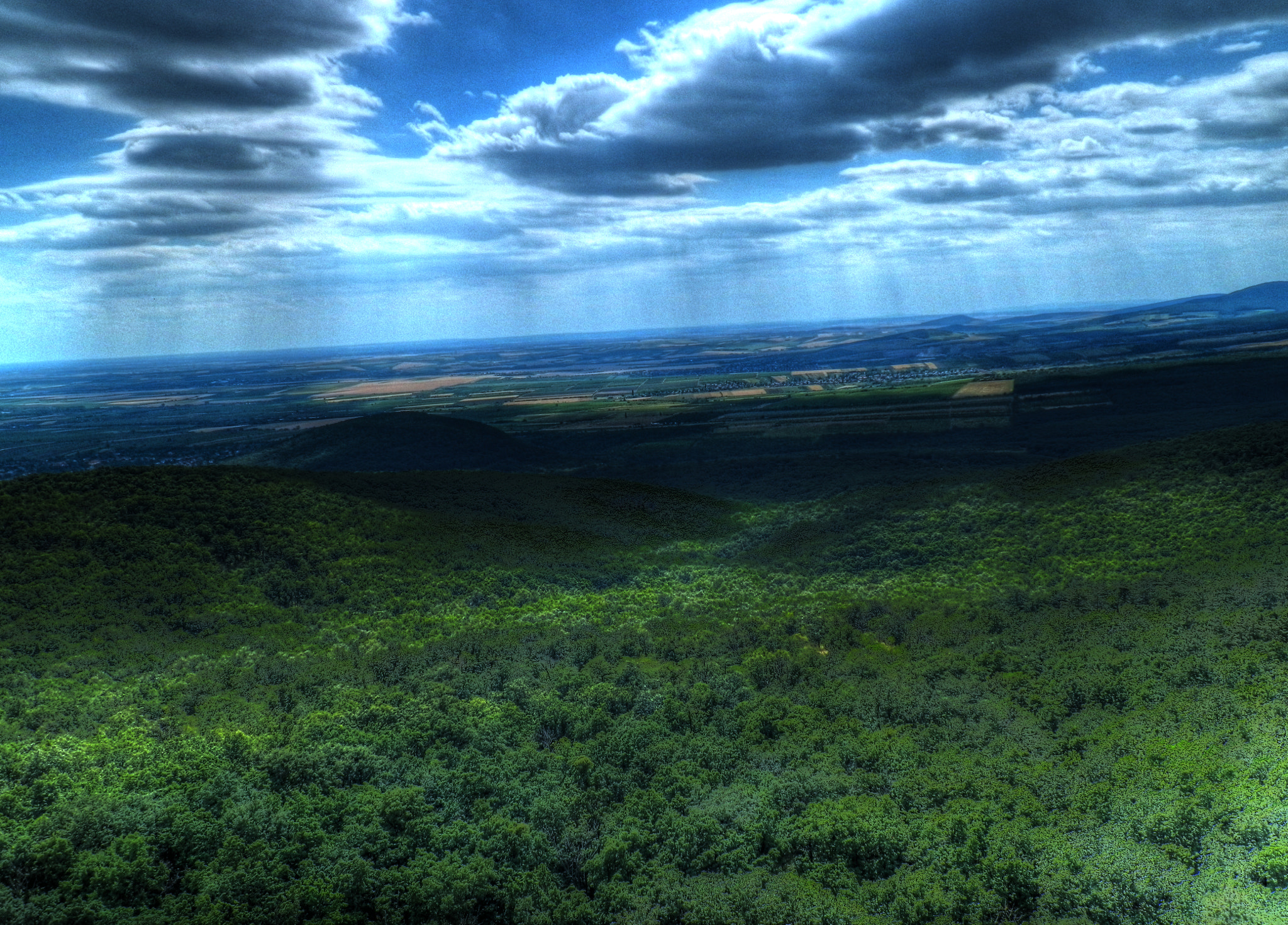 Olympus SP-610UZ sample photo. View from the height - hdr - hungary photography