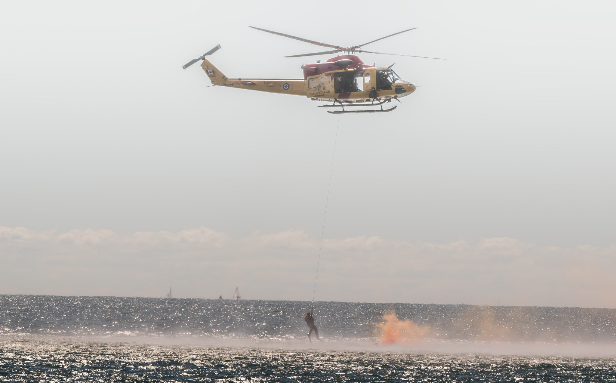 Tamron SP 70-200mm F2.8 Di VC USD sample photo. Rcaf rescue me photography