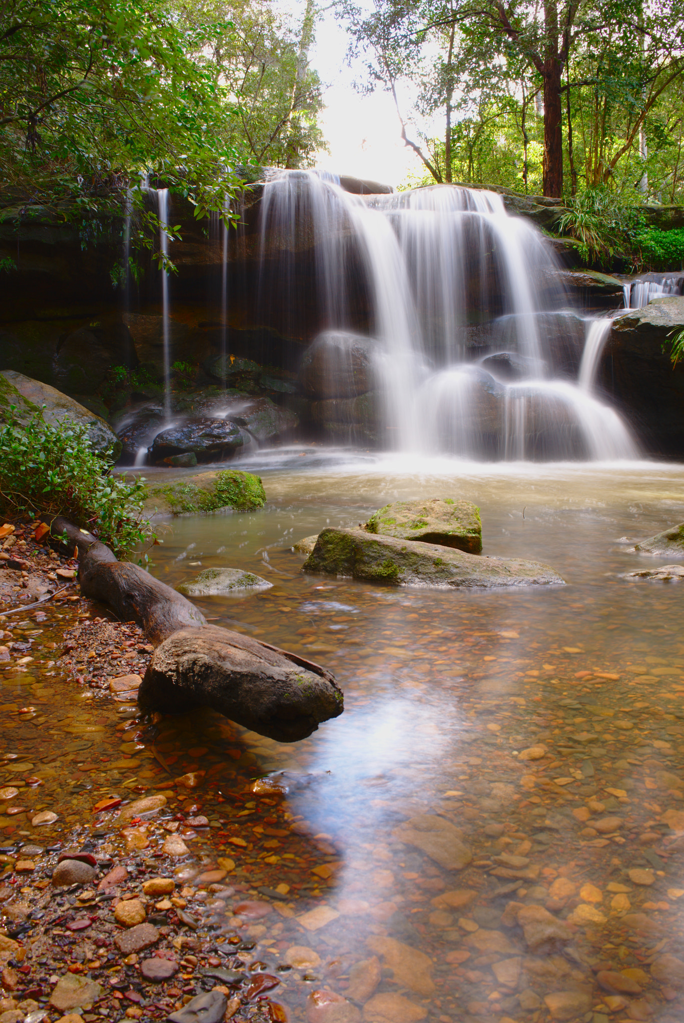 Sony a7 II + Sony FE 28mm F2 sample photo. Serenity of waterfall photography