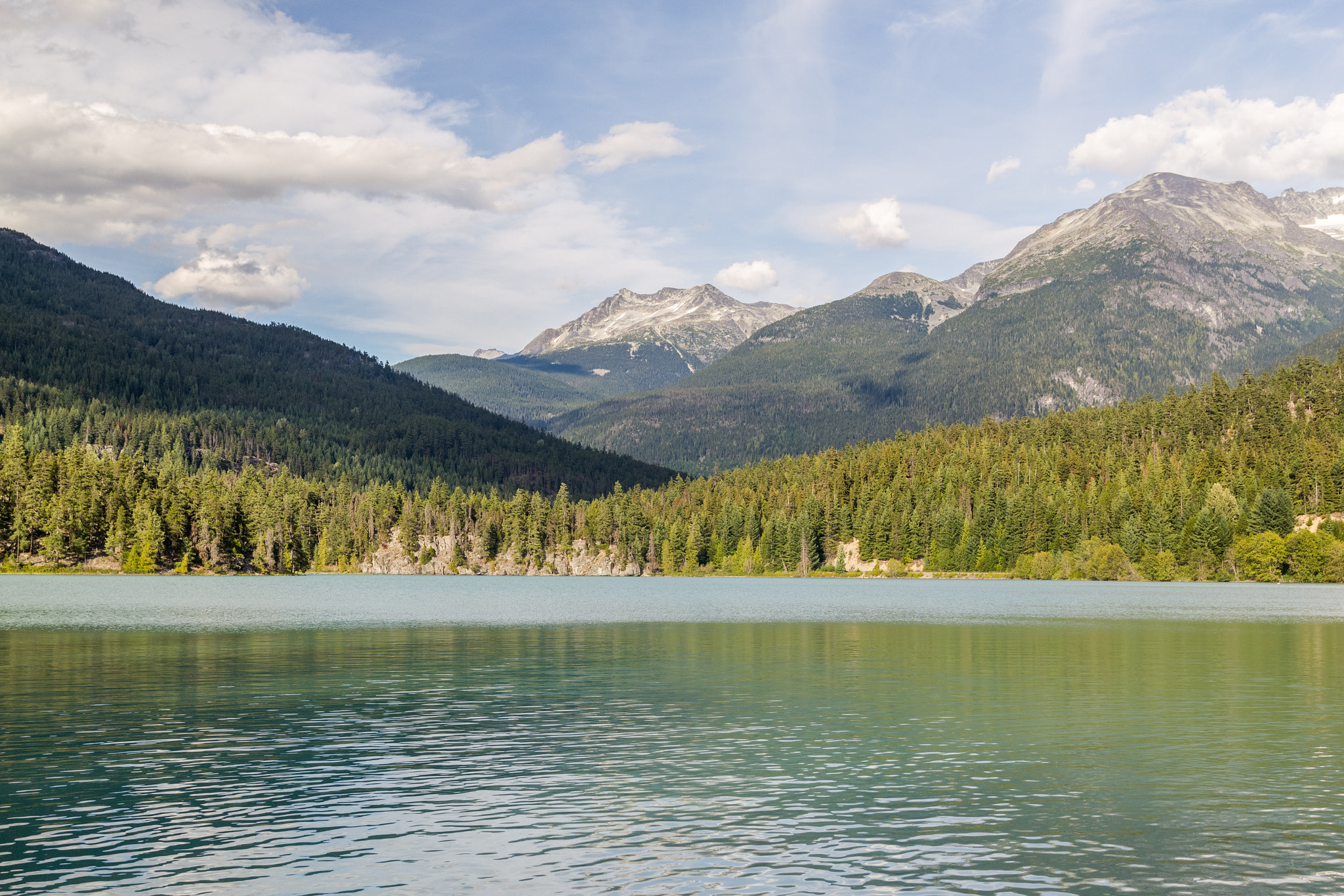 Sigma 18-50mm f/2.8 Macro sample photo. Green lake photography
