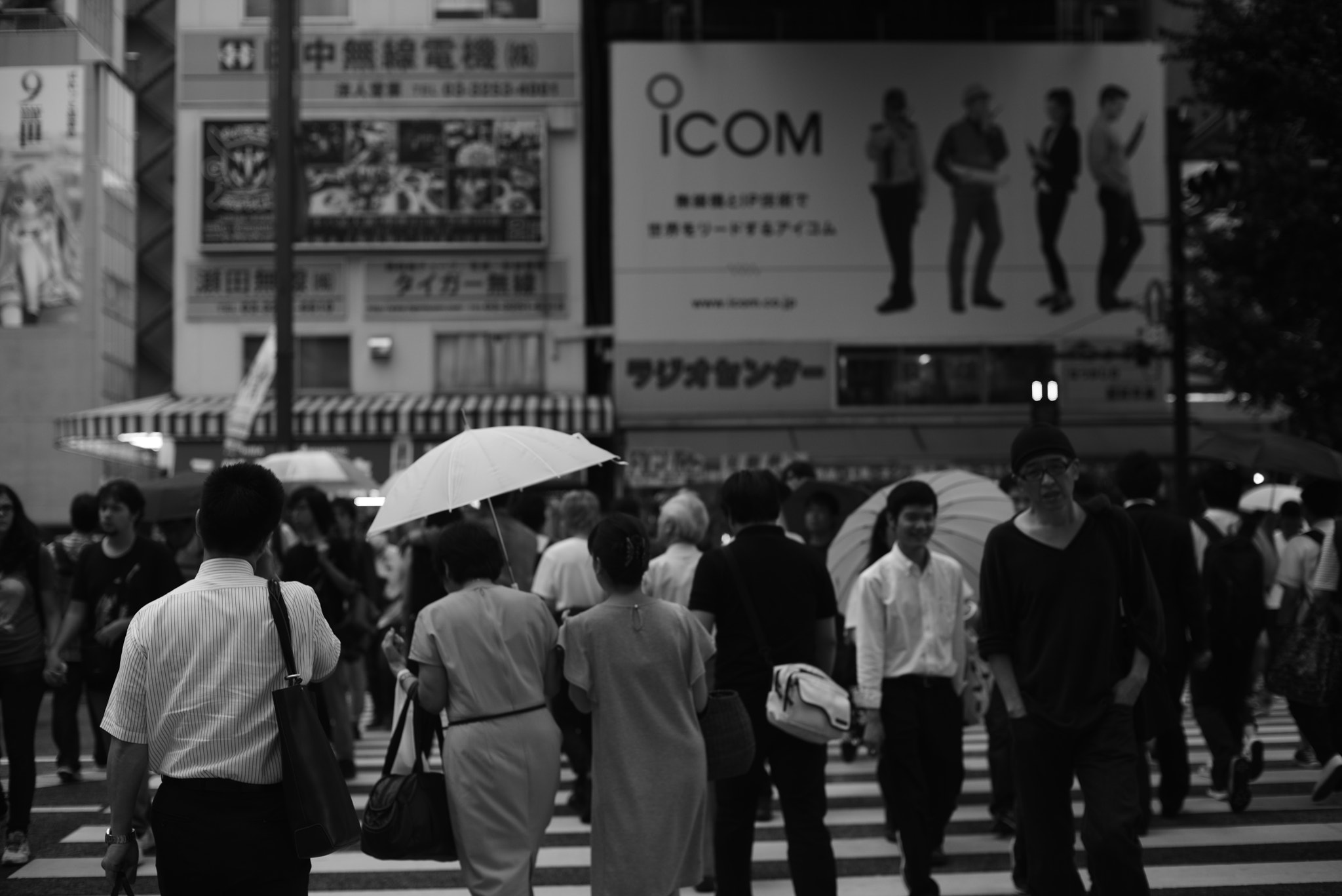 Nikon D800 + Manual Lens No CPU sample photo. After the rain in akihabara photography