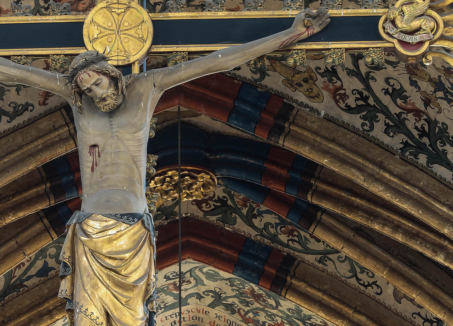 Canon EOS 5DS R + Canon EF 135mm F2L USM sample photo. Christ de la cathédrale saint paul de liège photography