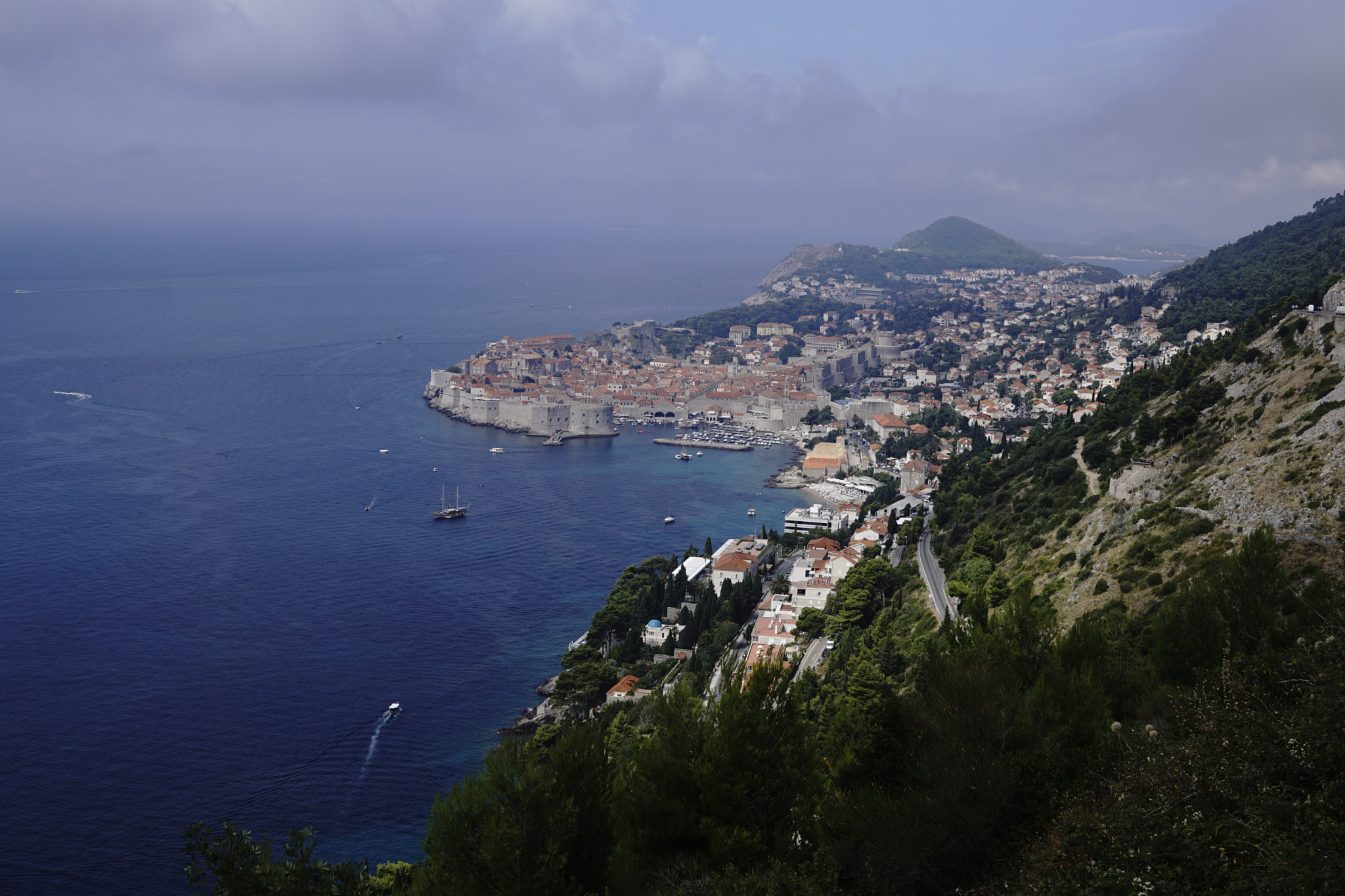 Sony Alpha NEX-6 + Sony E 20mm F2.8 sample photo. Dubrovnik seen from above photography