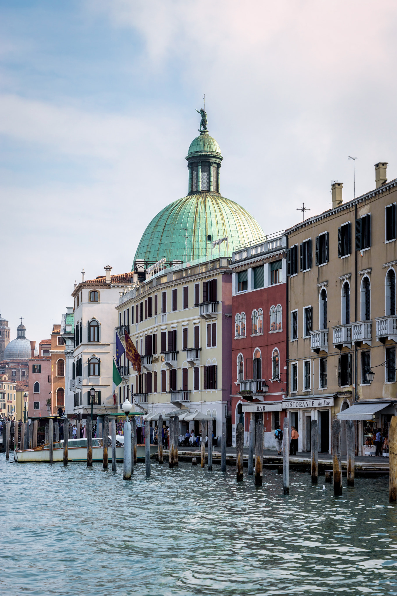 View along One of Venice's Canals