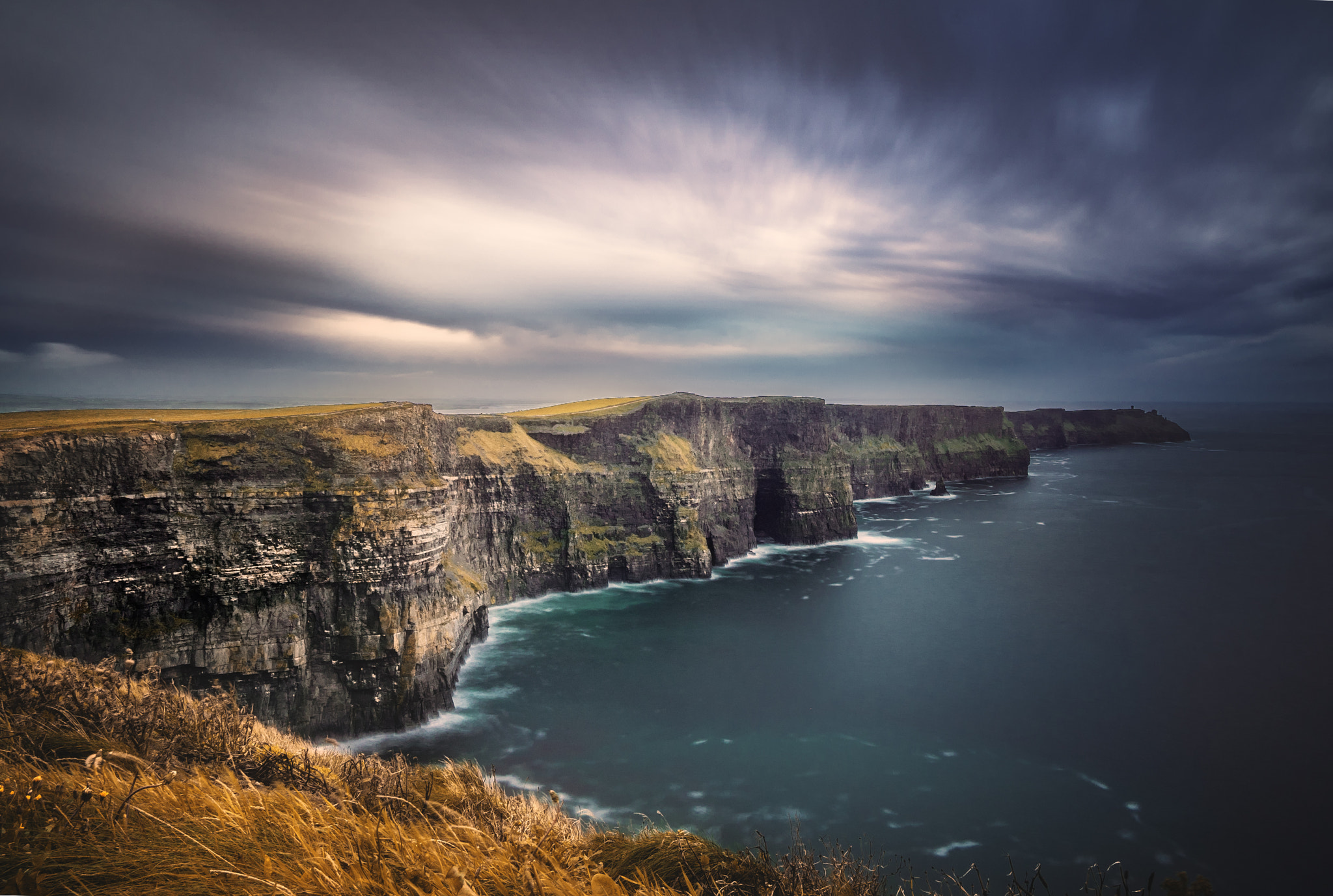 Sony a7 II + Sony E 10-18mm F4 OSS sample photo. Cliffs of moher photography