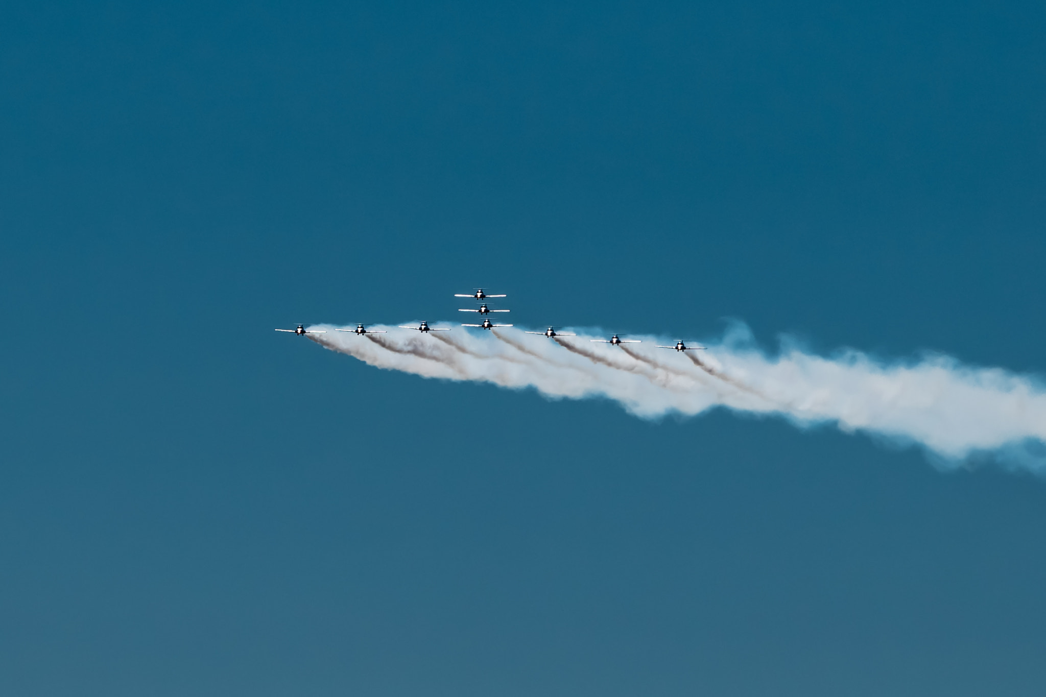 Tamron SP 70-200mm F2.8 Di VC USD sample photo. Rcaf snowbirds outoftheblue photography