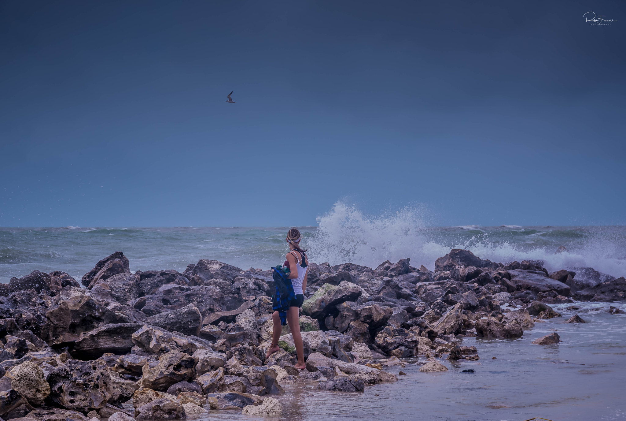 Pentax K-3 sample photo. Girl on the rocks photography