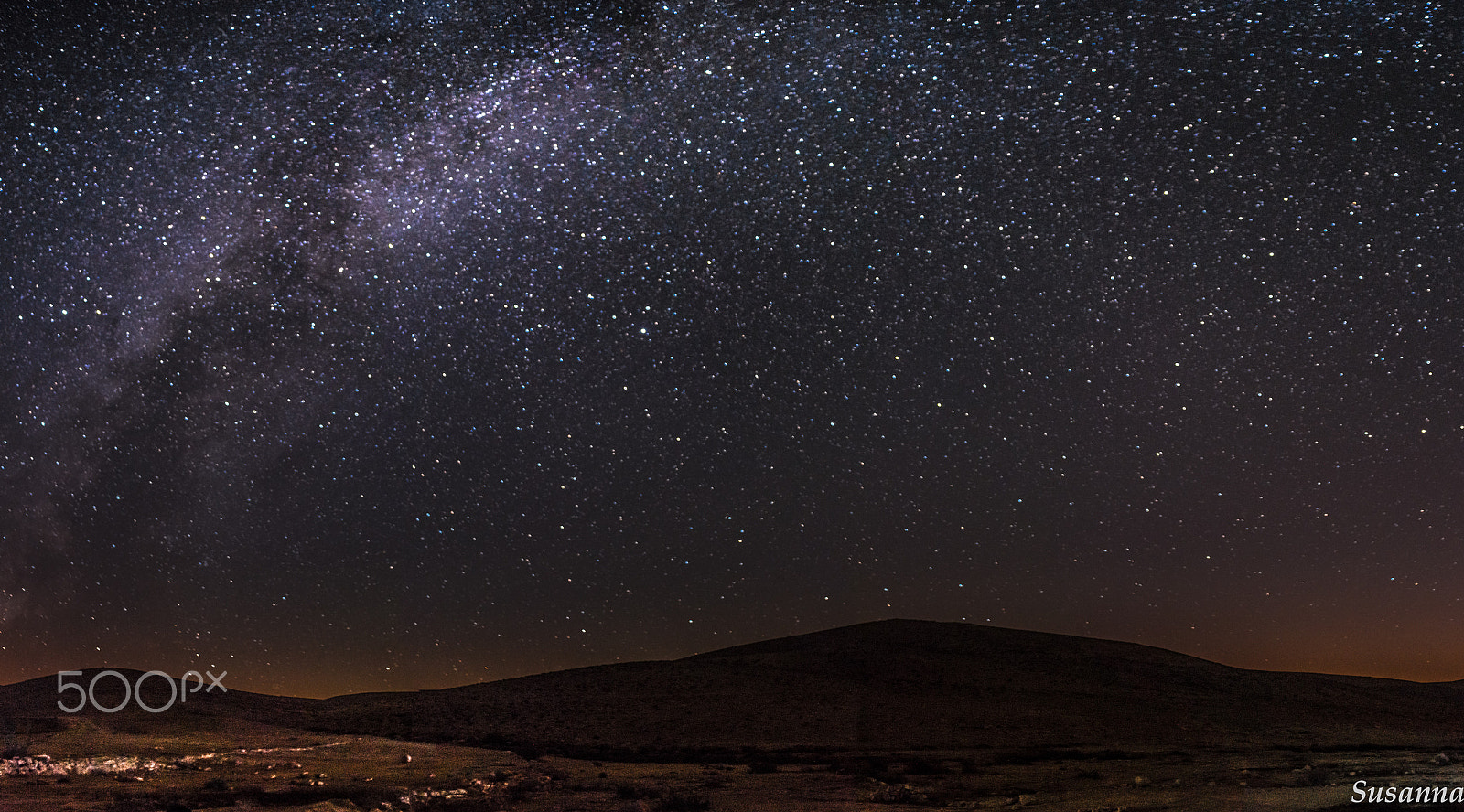 Nikon D800 + Nikon AF Nikkor 28mm F2.8D sample photo. Milky way in desert photography