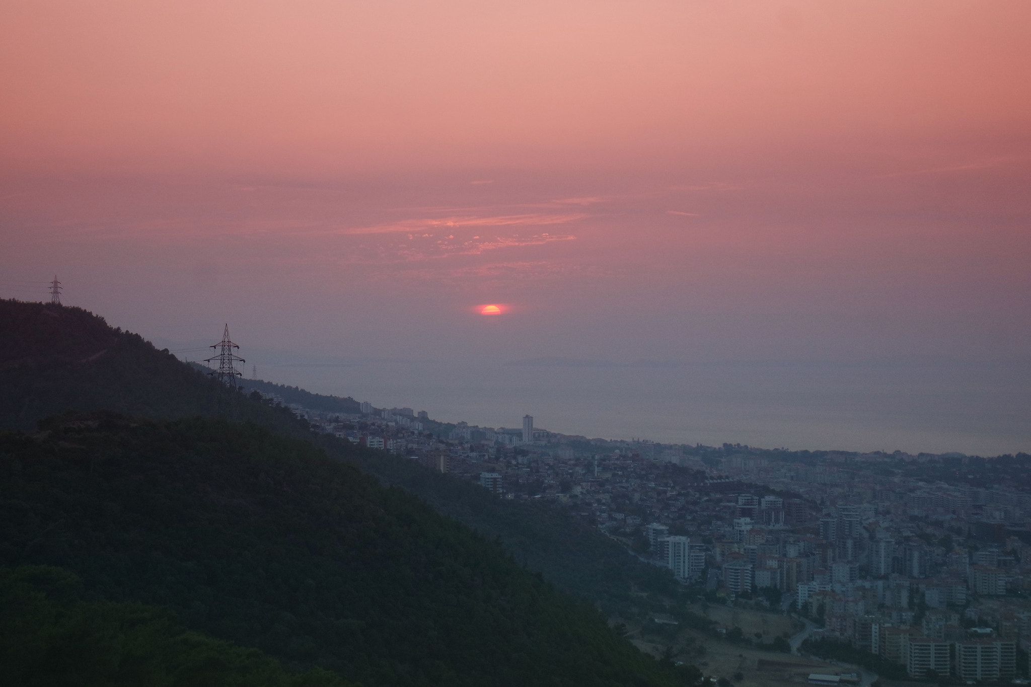 Samsung NX mini sample photo. Sunset and sea photography