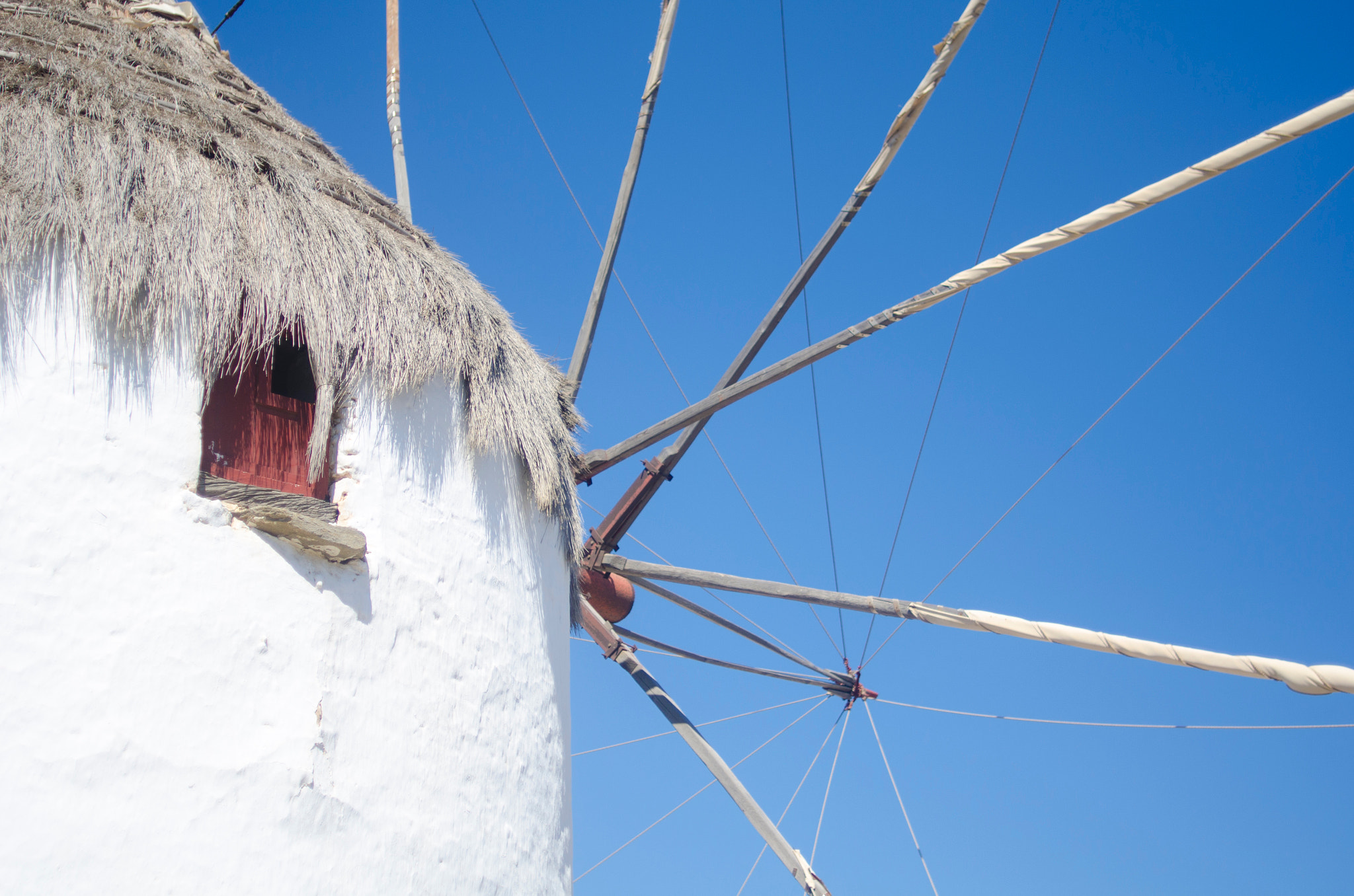 Nikon D7000 sample photo. Mykonos windmill photography