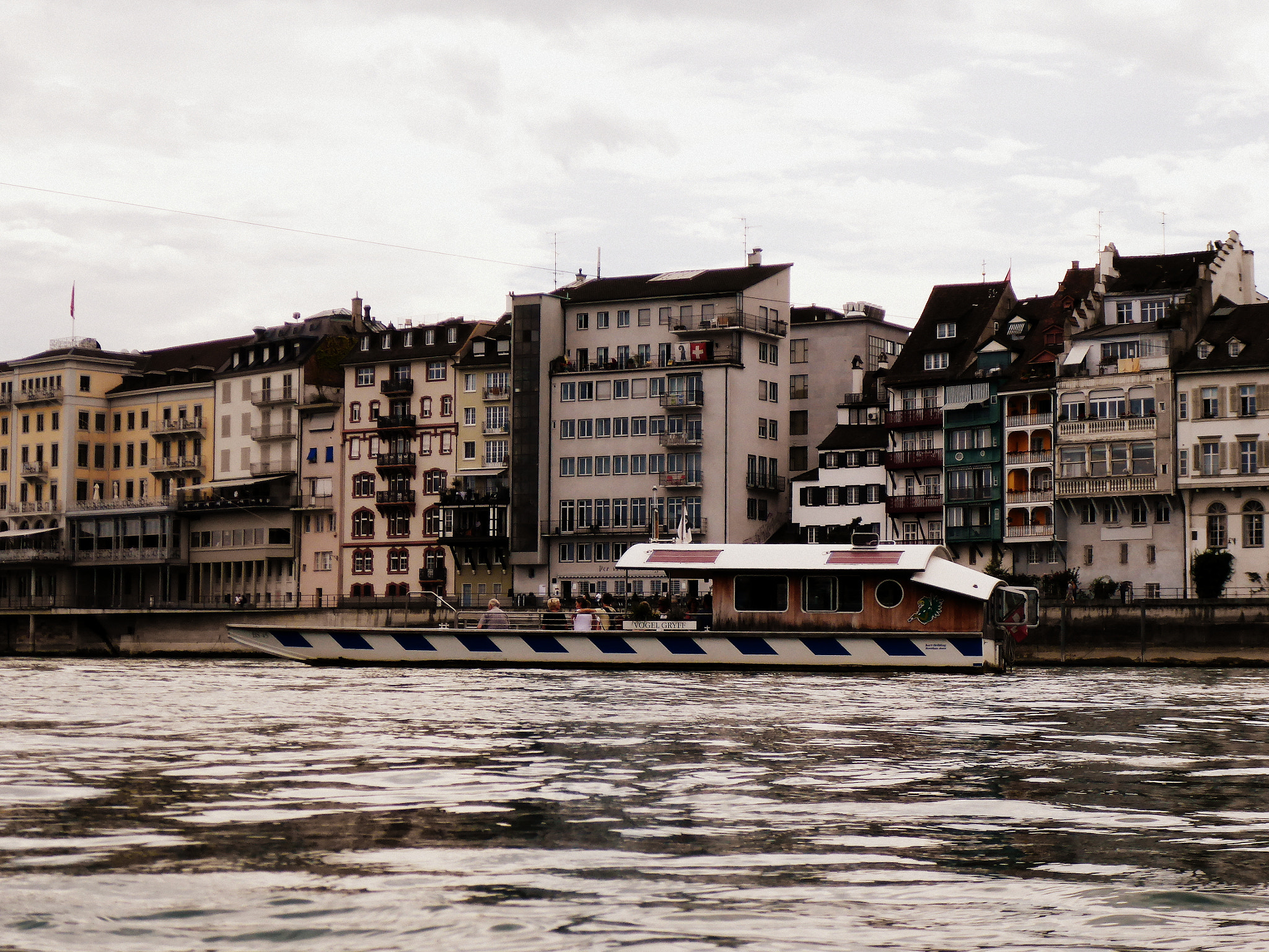 Panasonic Lumix DMC-TS5 (Lumix DMC-FT5) sample photo. Rheinswimming and ferry basel 02.09.2016 photography