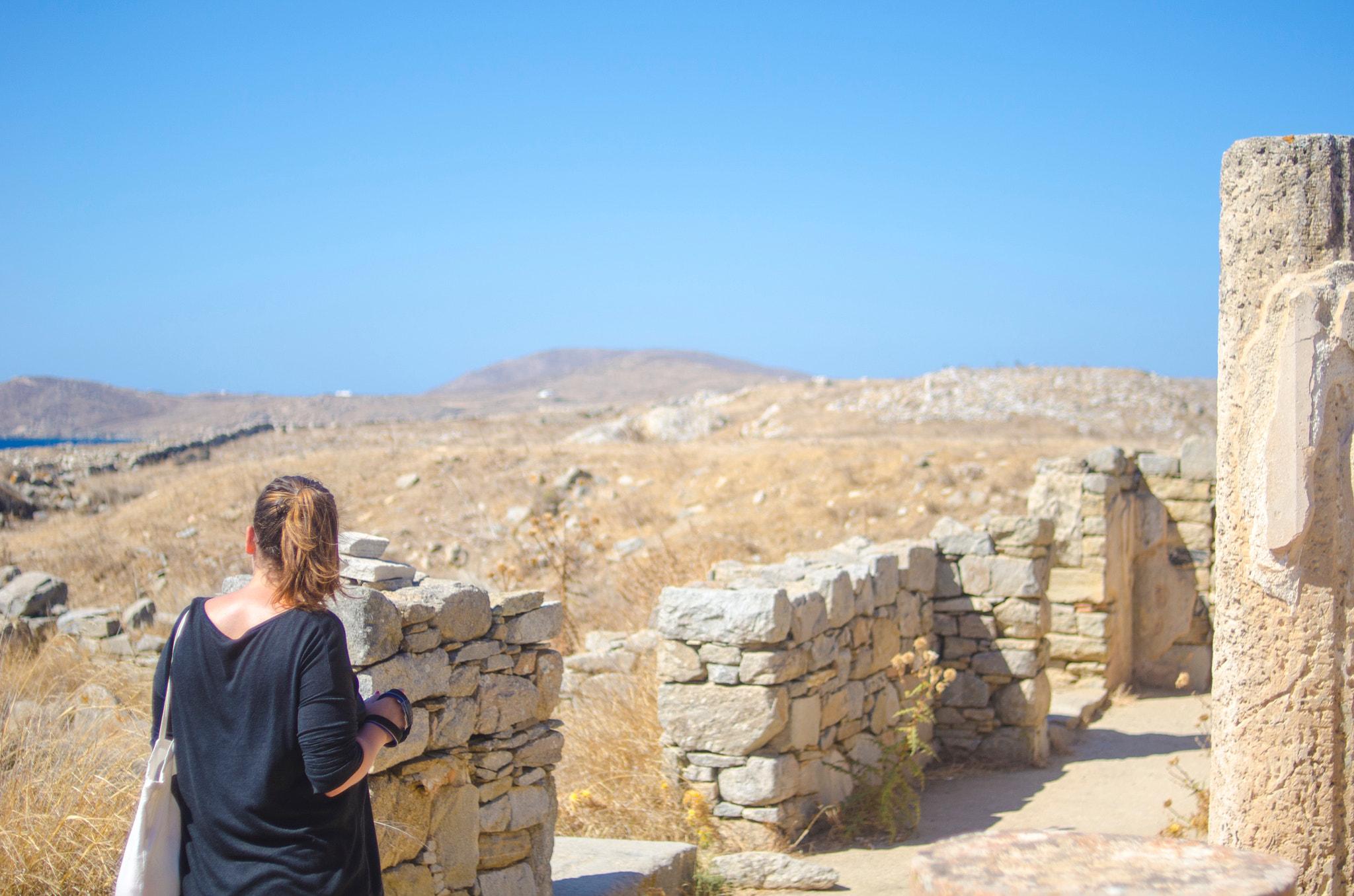 Nikon D7000 + Nikon AF Nikkor 35mm F2D sample photo. Mykonos - delos island photography