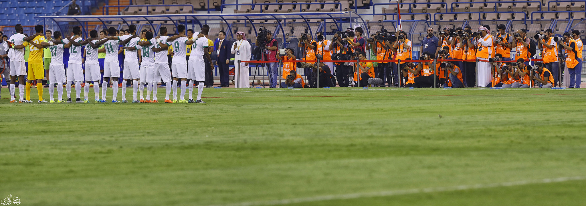 Canon EF 300mm F2.8L IS II USM sample photo. Saudi arabia national football team photography