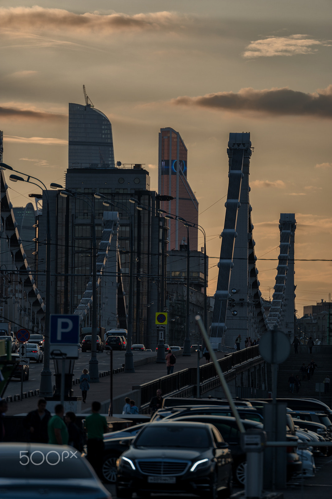 Leica APO-Vario-Elmarit-SL 90-280mm F2.8–4 sample photo. Moscow busy skyline photography