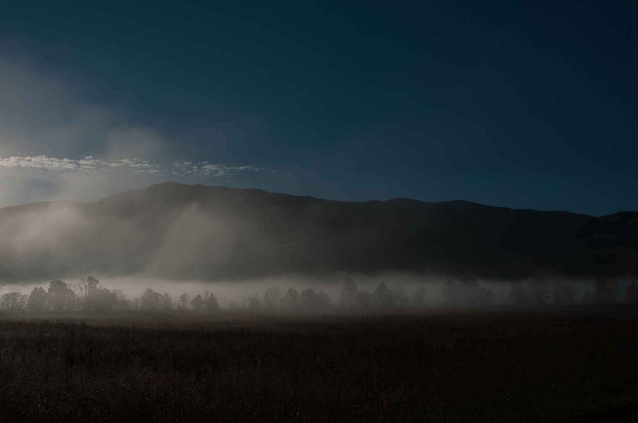 Nikon D300S sample photo. First light, cades cove photography