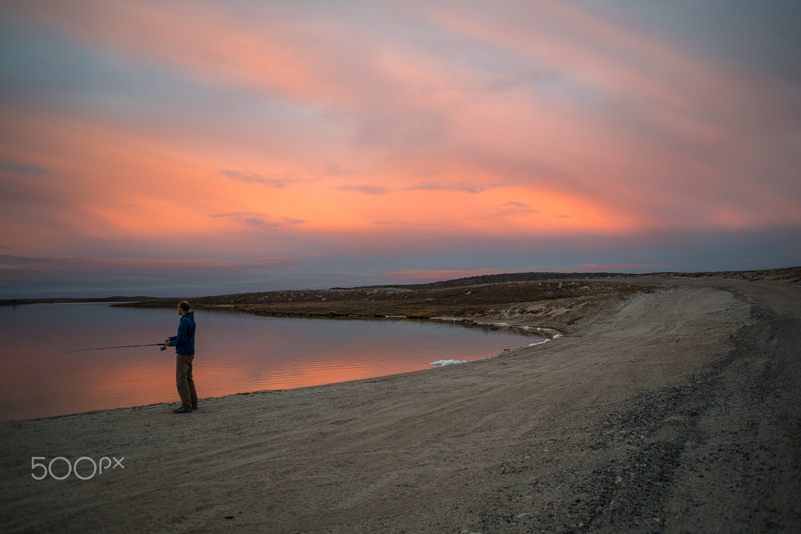 Nikon D750 + Nikon AF Nikkor 28mm F2.8D sample photo. Fishing in taloyoak photography