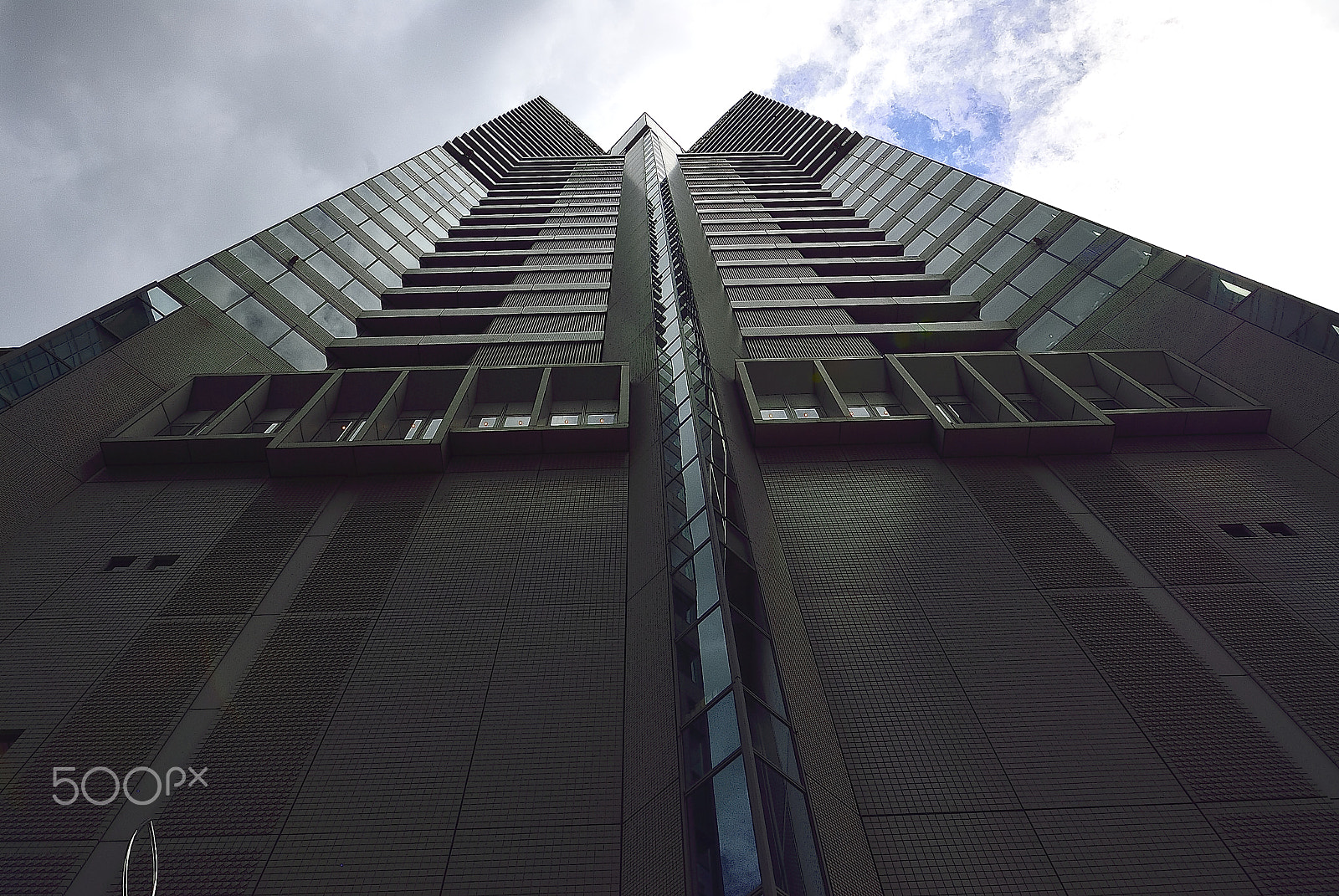 Nikon D200 sample photo. Osaka umeda gran front building the city photography