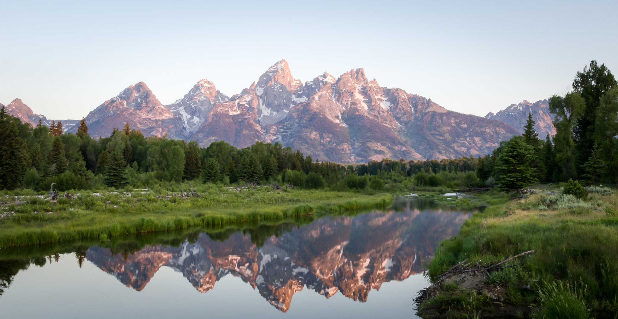 Nikon AF-S Nikkor 14-24mm F2.8G ED sample photo. Sunrise at the grand tetons photography