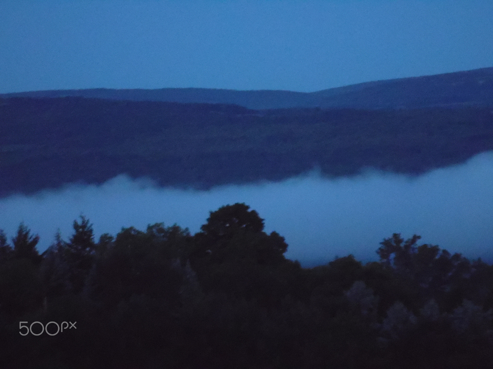 Samsung WB110/  WB111 sample photo. Fog in the valley photography