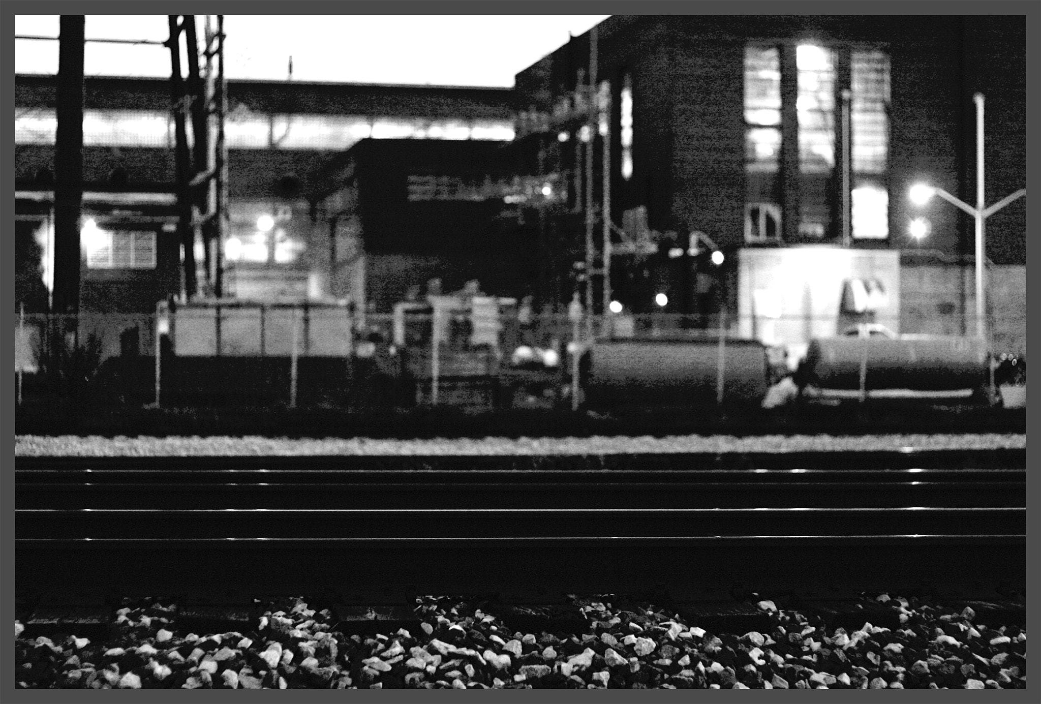 Canon EOS 30D sample photo. A mill.  train tracks.  within a jungle. photography