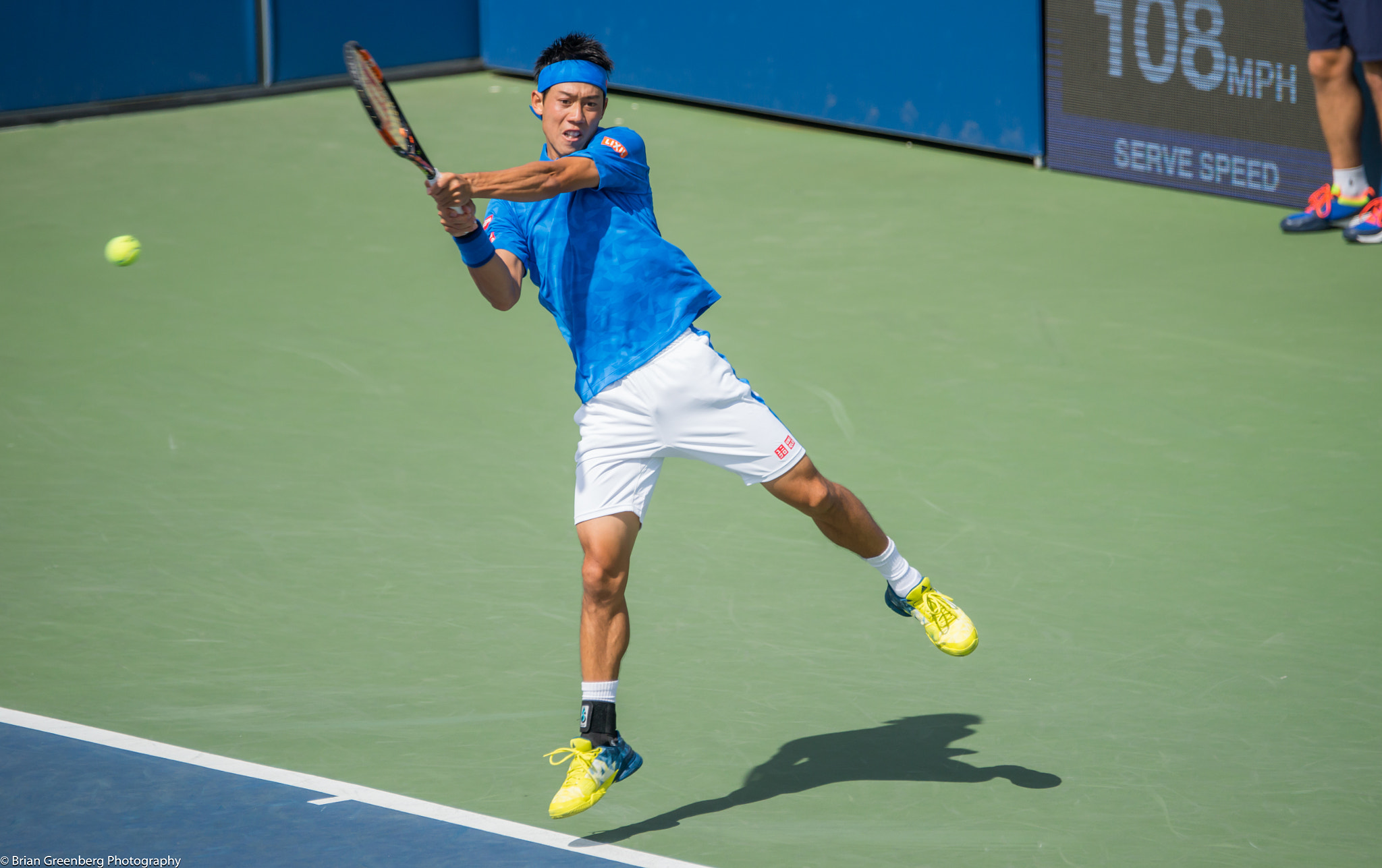 Sony a99 II + Sony 70-400mm F4-5.6 G SSM sample photo. Nishikori leap photography