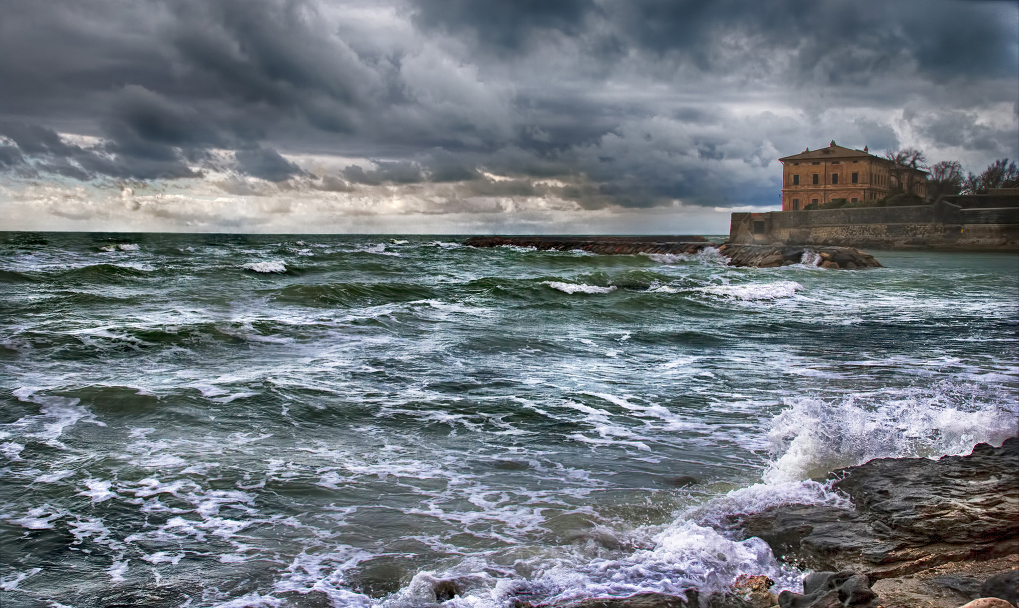 Canon EOS-1Ds Mark II sample photo. Winter sea photography