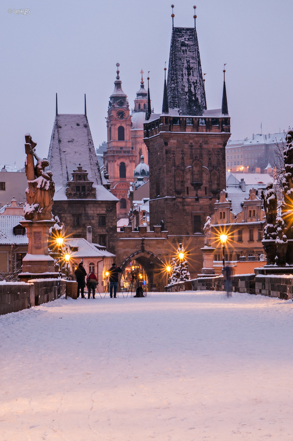 Nikon D300S sample photo. Snowy prague  photography