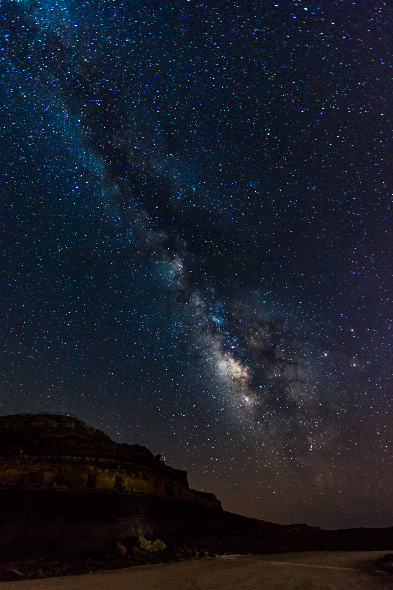 Canon EF 14mm F2.8L II USM sample photo. Milky way in the desert photography