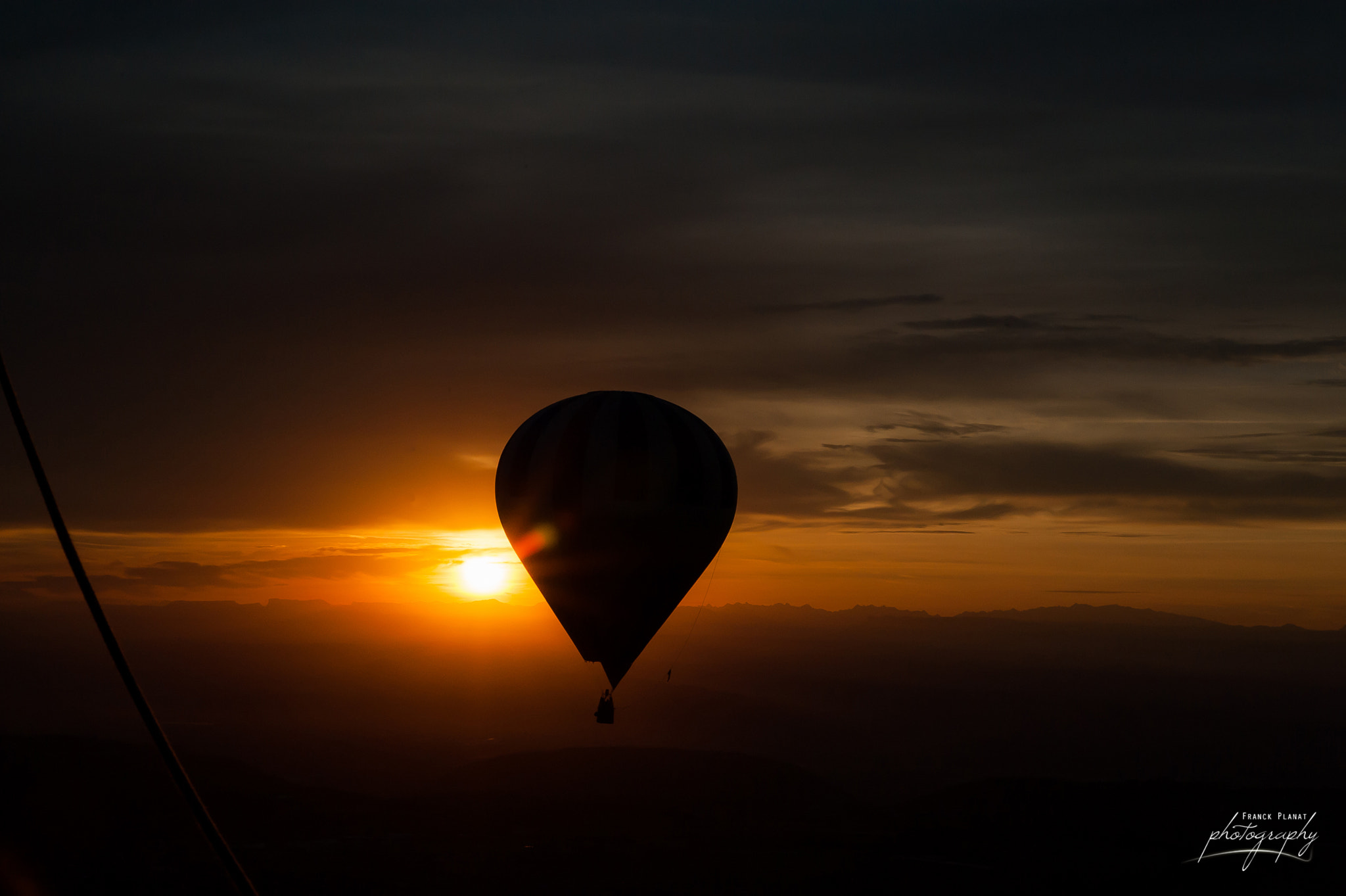 Nikon D3 sample photo. Sunrise balloon photography