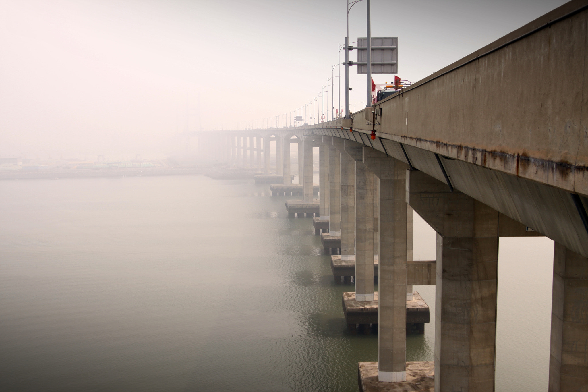 Canon EOS 50D sample photo. The misty bridge photography