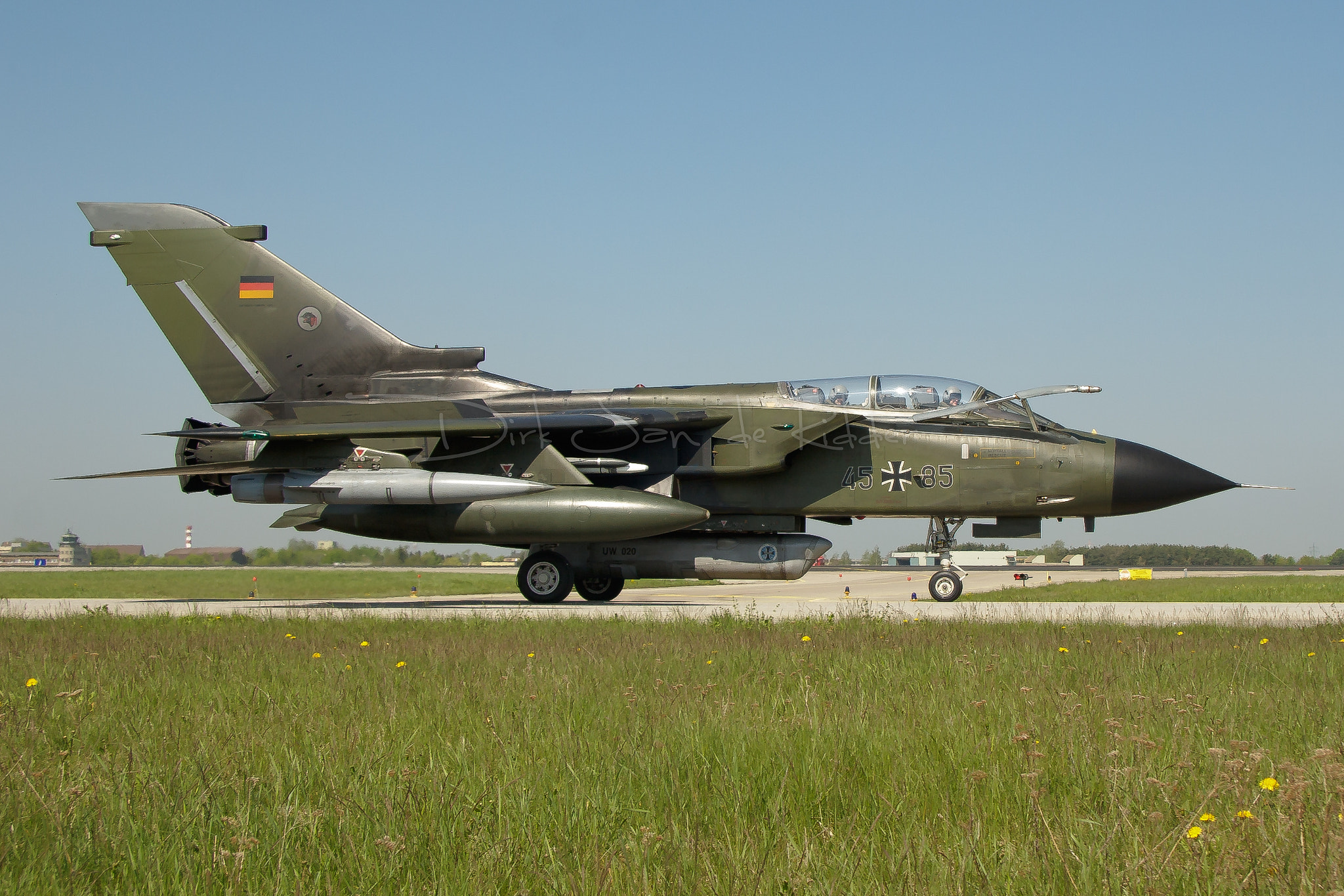 Canon EOS 20D + Canon EF-S 17-85mm F4-5.6 IS USM sample photo. German air force tornado ids 45+85 photography
