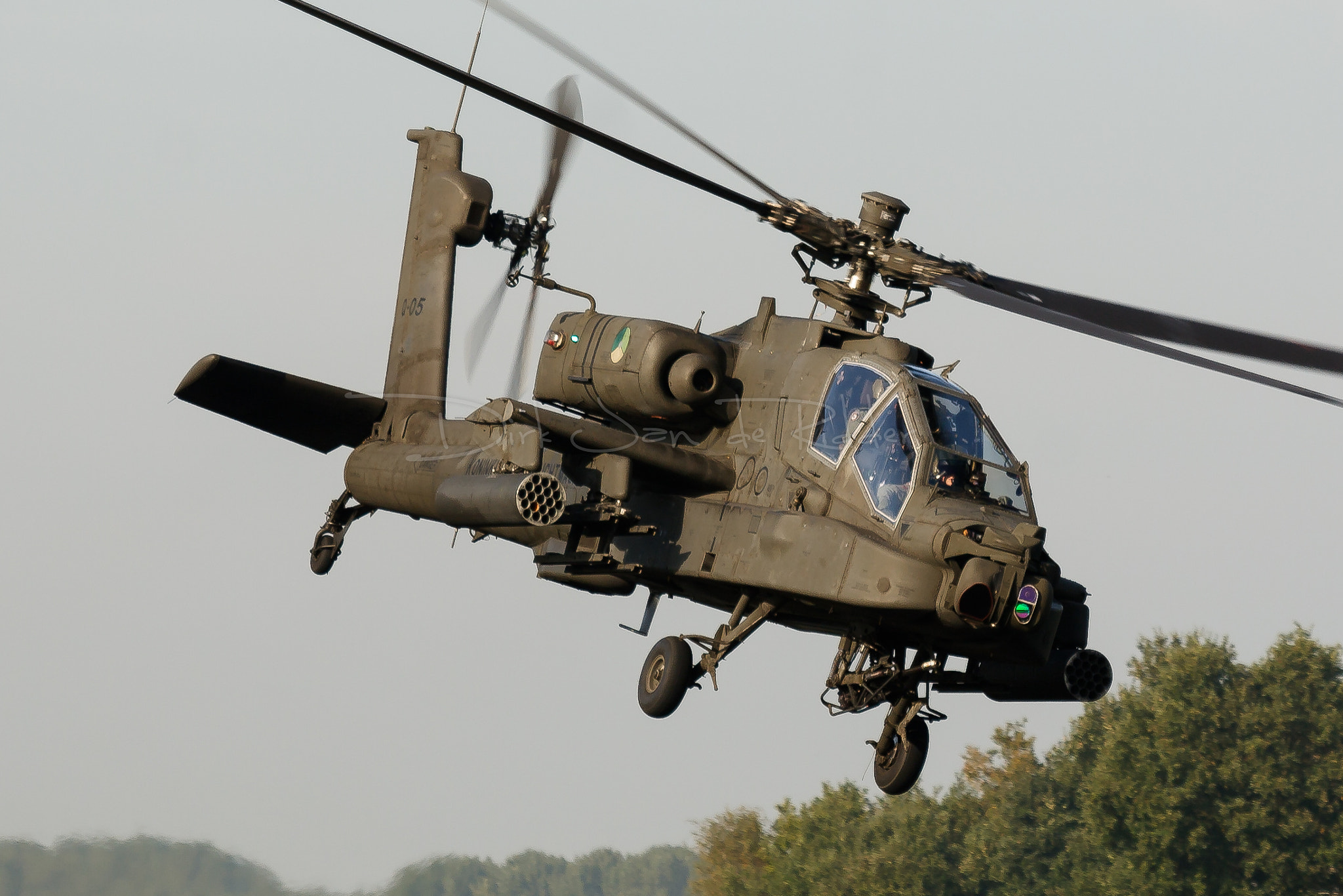 Canon EOS 20D sample photo. Royal netherlands air force ah-64d apache q-05 photography
