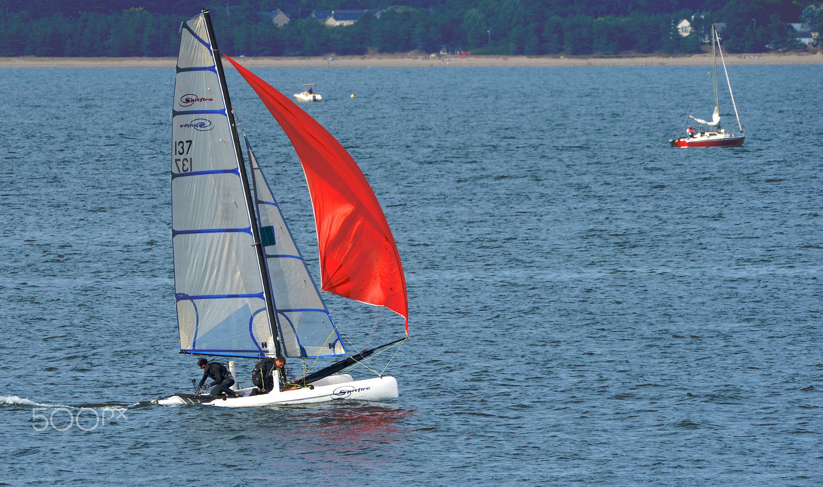 Nikon AF-S Nikkor 200-500mm F5.6E ED VR sample photo. Sailing photography