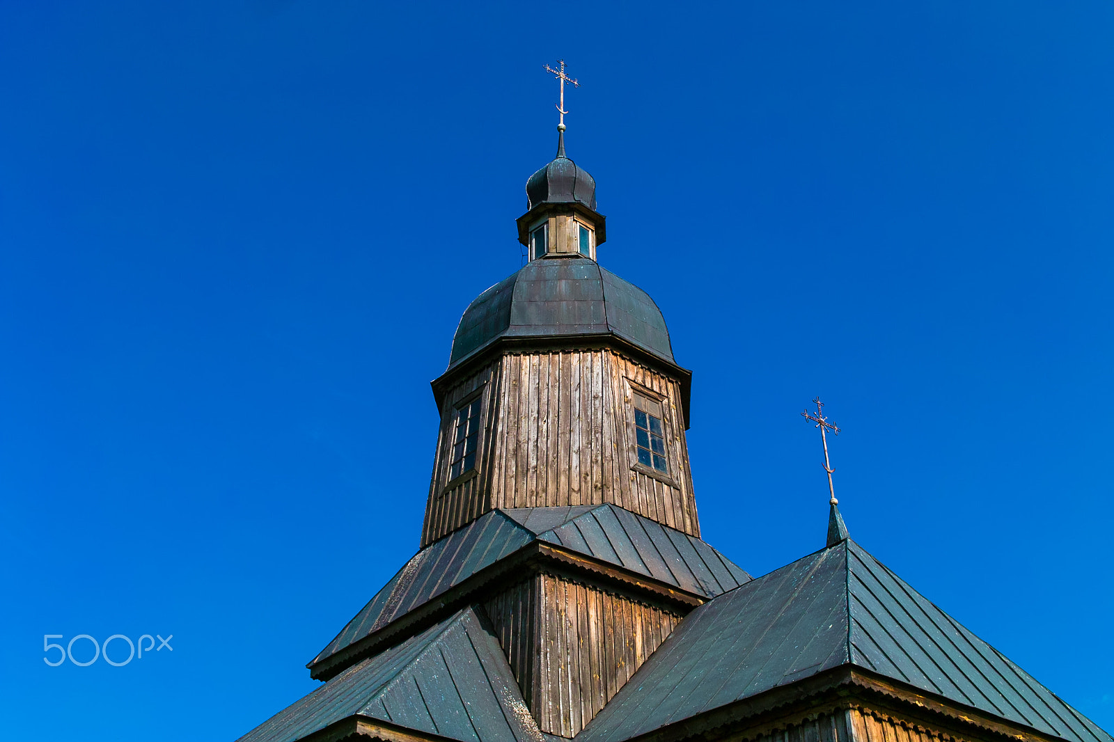 Sigma DP2 sample photo. Ukrainian wooden church photography