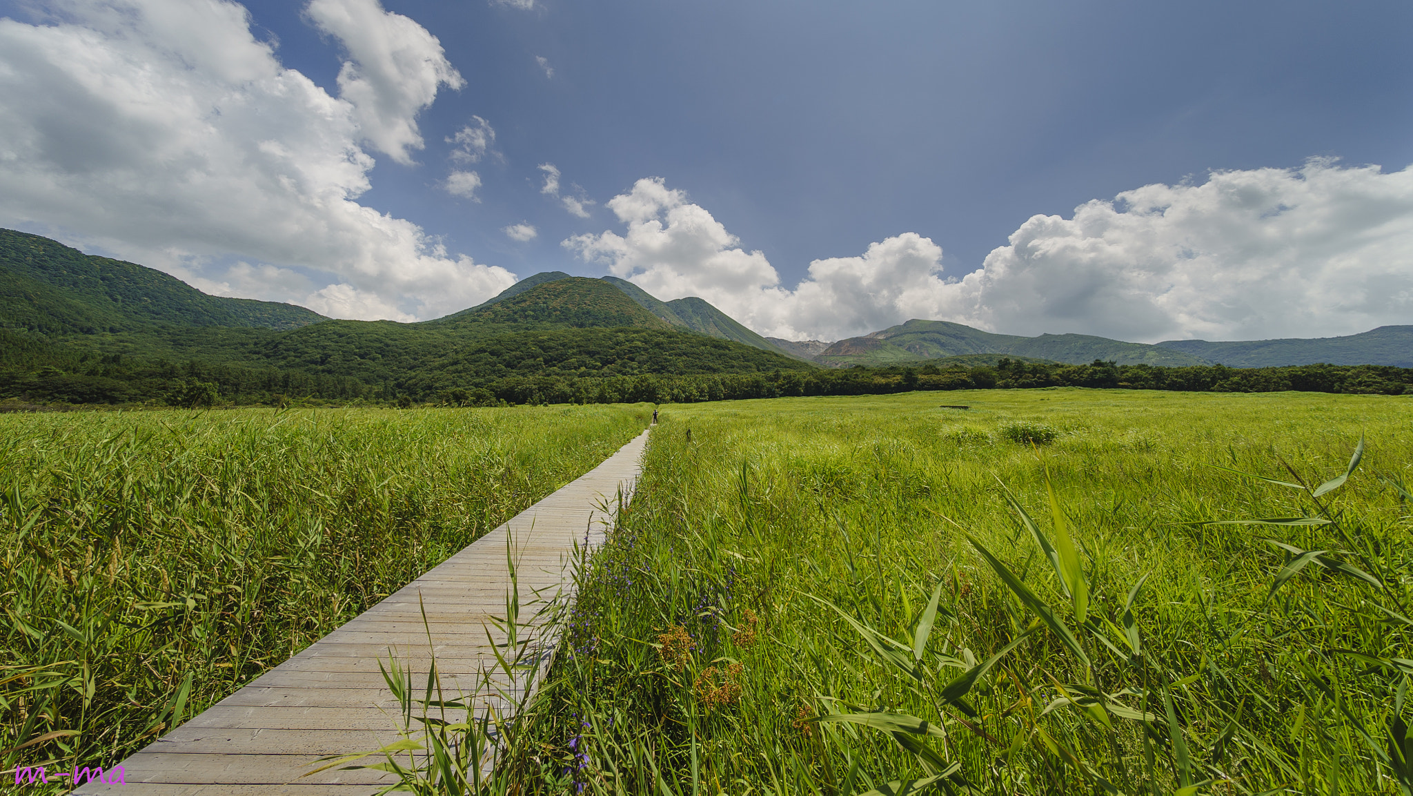 E 10mm F5.6 sample photo. Aso kuju national park photography