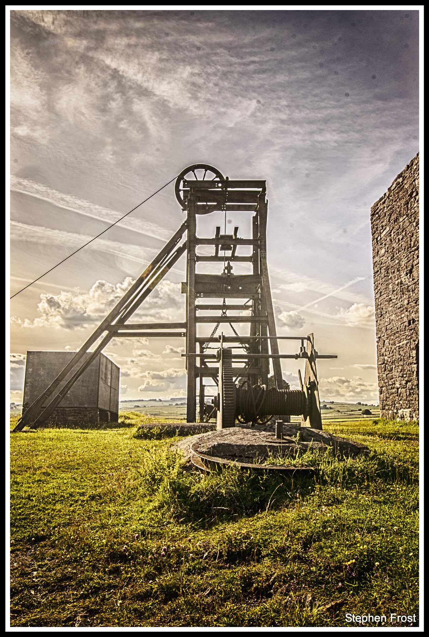 Nikon D7000 + Tokina AT-X Pro 12-24mm F4 (IF) DX sample photo. Winding head taken at magpie mine , sheldon derbyshire uk just as the sun was setting. photography