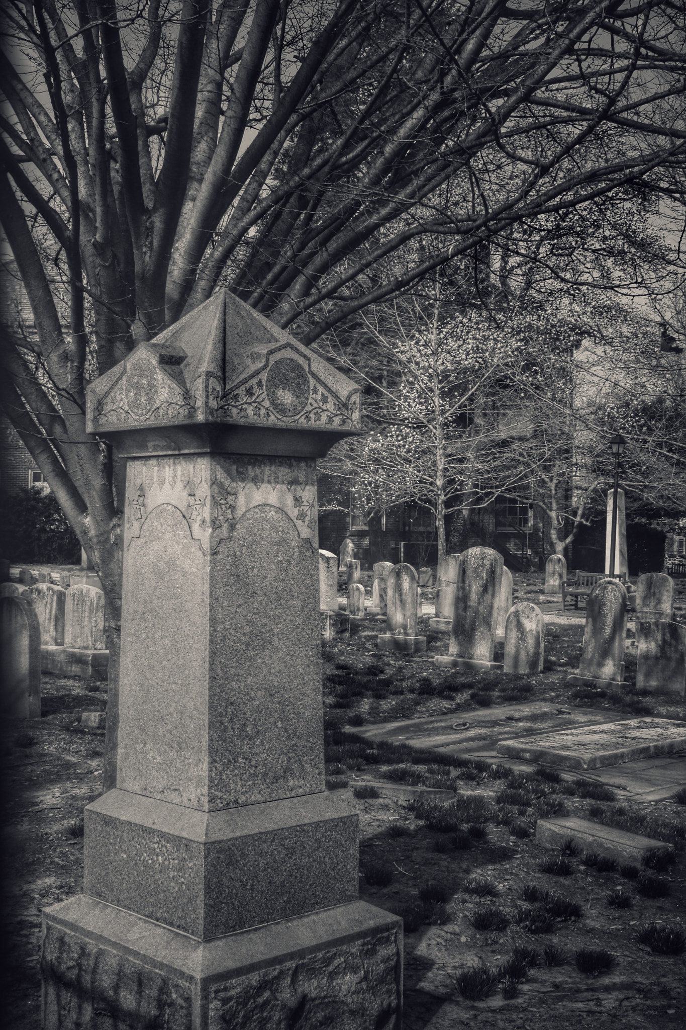 Canon EF-S 18-55mm F3.5-5.6 IS sample photo. "shadows on the graves" photography