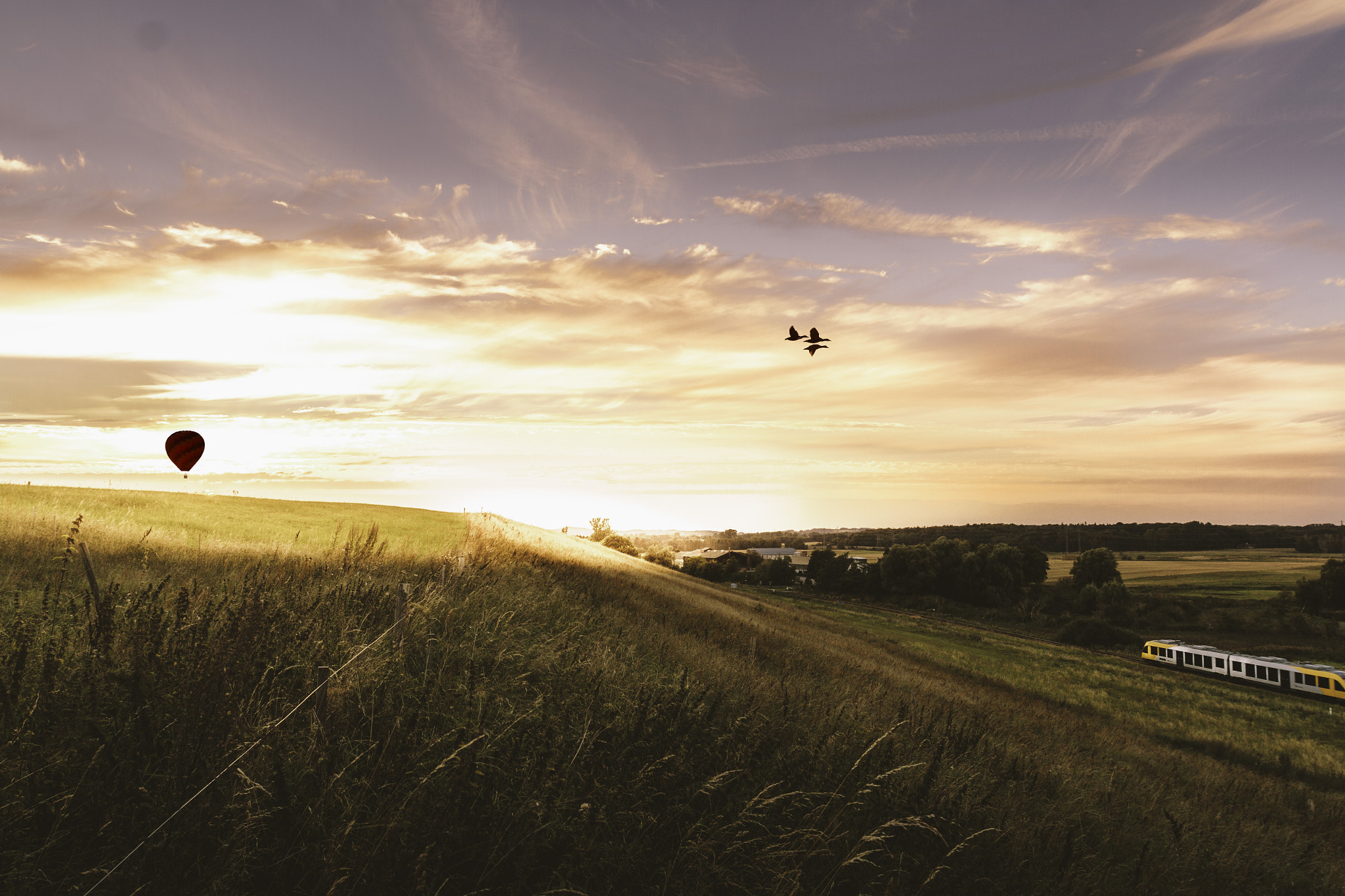 Canon EOS 7D + Canon EF 16-35mm F2.8L USM sample photo. Sunset in denmark photography