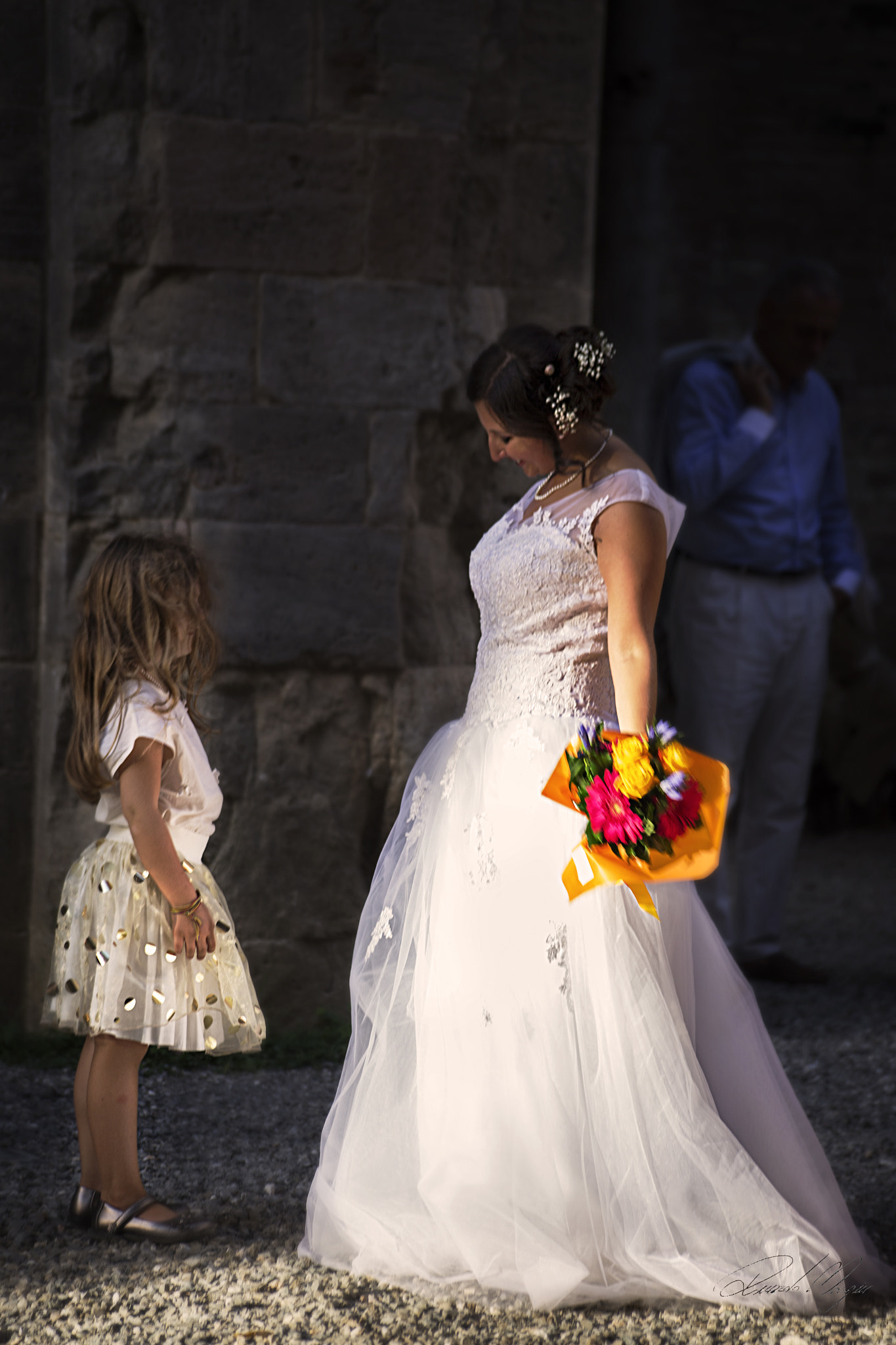 Sigma 70-300mm F4-5.6 APO DG Macro sample photo. Wedding with girl photography
