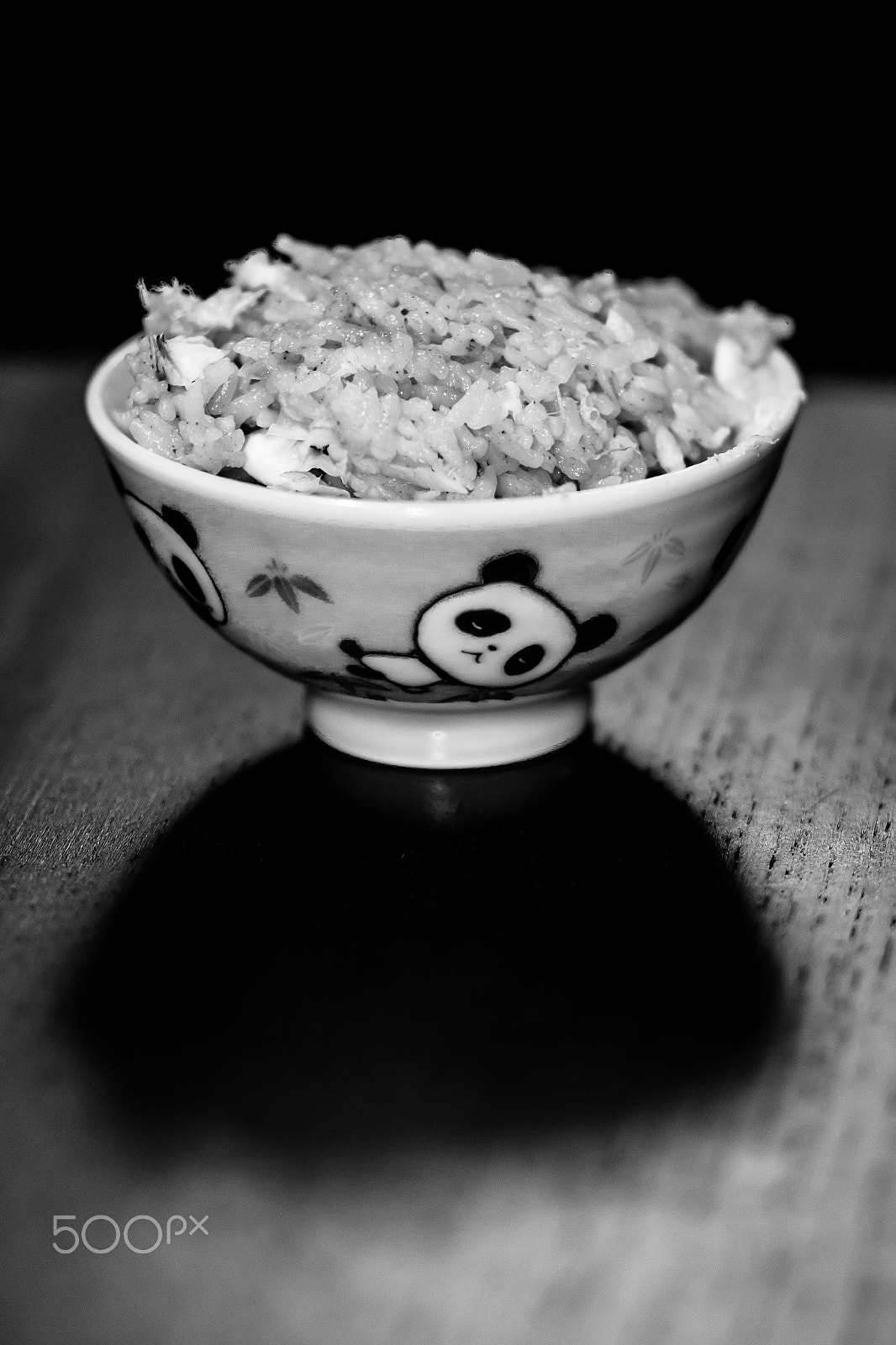 Canon EOS 650D (EOS Rebel T4i / EOS Kiss X6i) + Canon EF 85mm F1.8 USM sample photo. Rice in a panda bowl photography