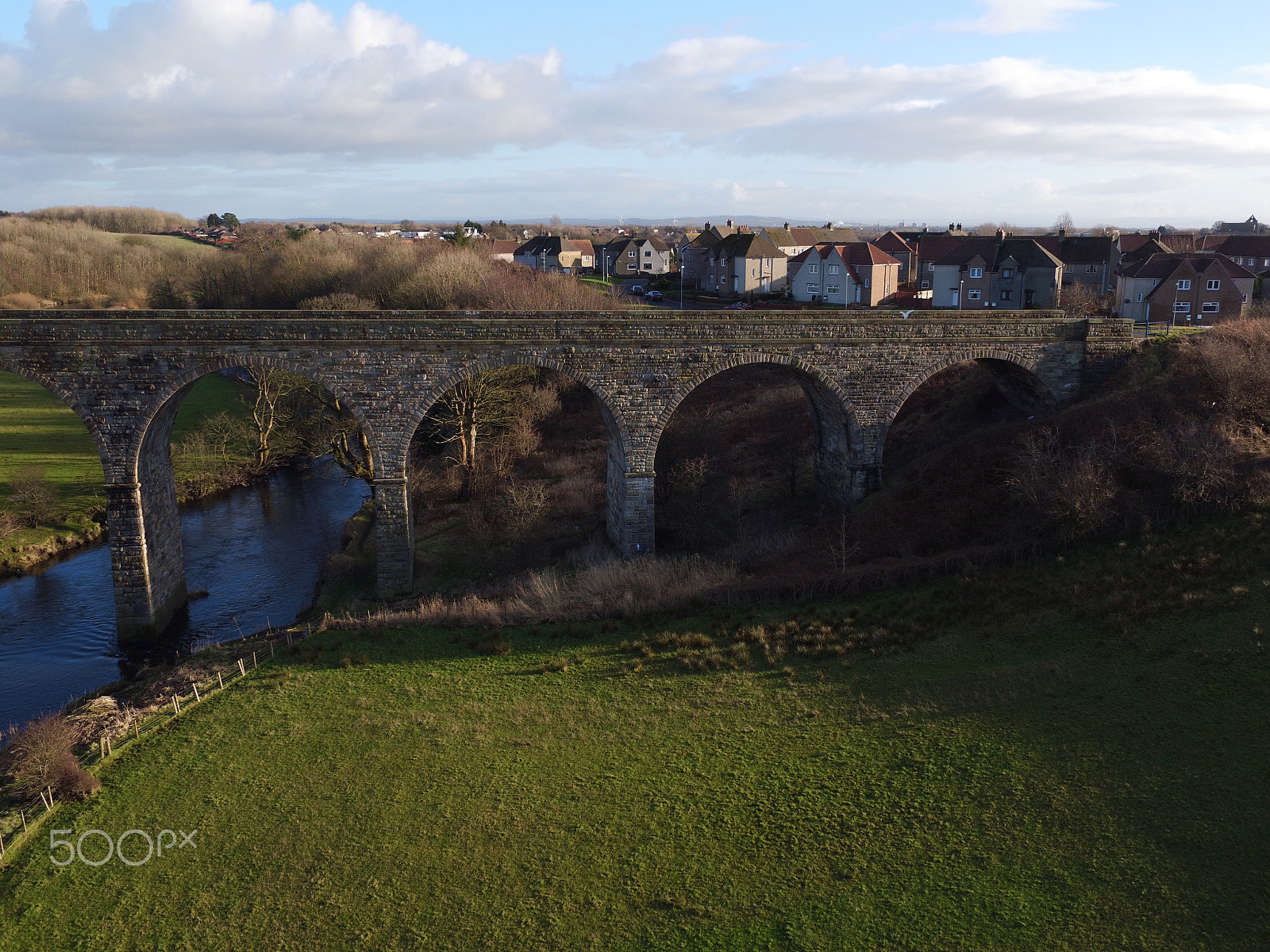 DJI FC550 sample photo. Garnock viaduct, kilwinning, ayrshire photography