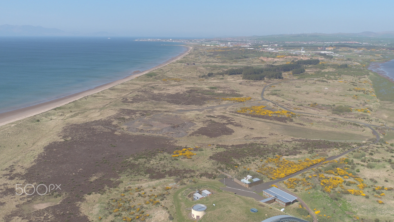 DJI FC550 sample photo. Irvine harbour and beach park on the hottest day o photography